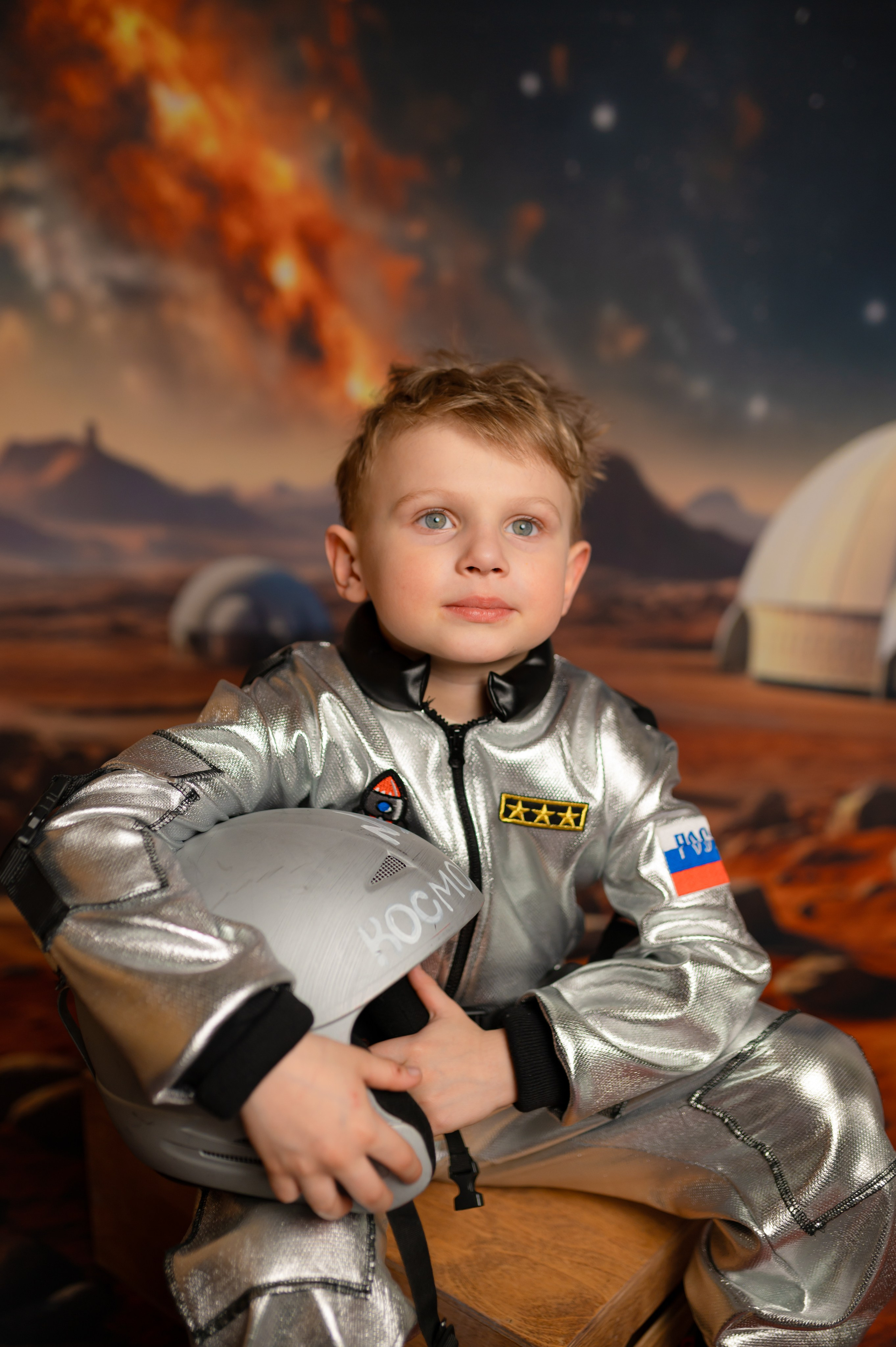 День Космонавтики. Детский фотограф в городе Жуковский Алиса Коробанова