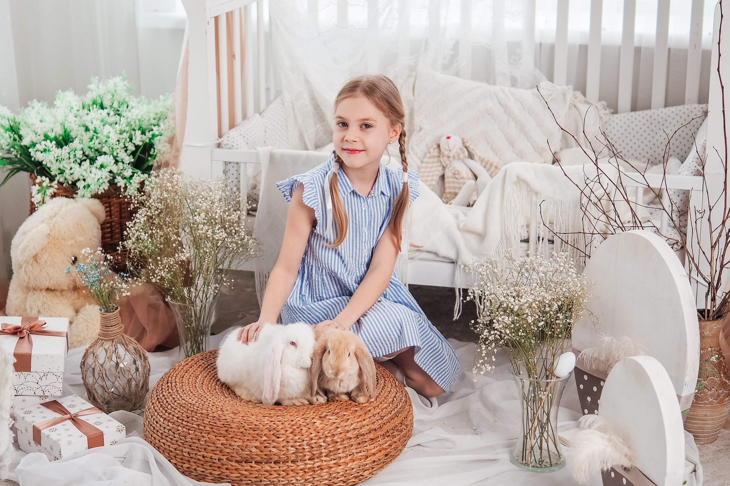 Пасхальные кролики. Портретный фотограф Павлова Светлана / Брянск /