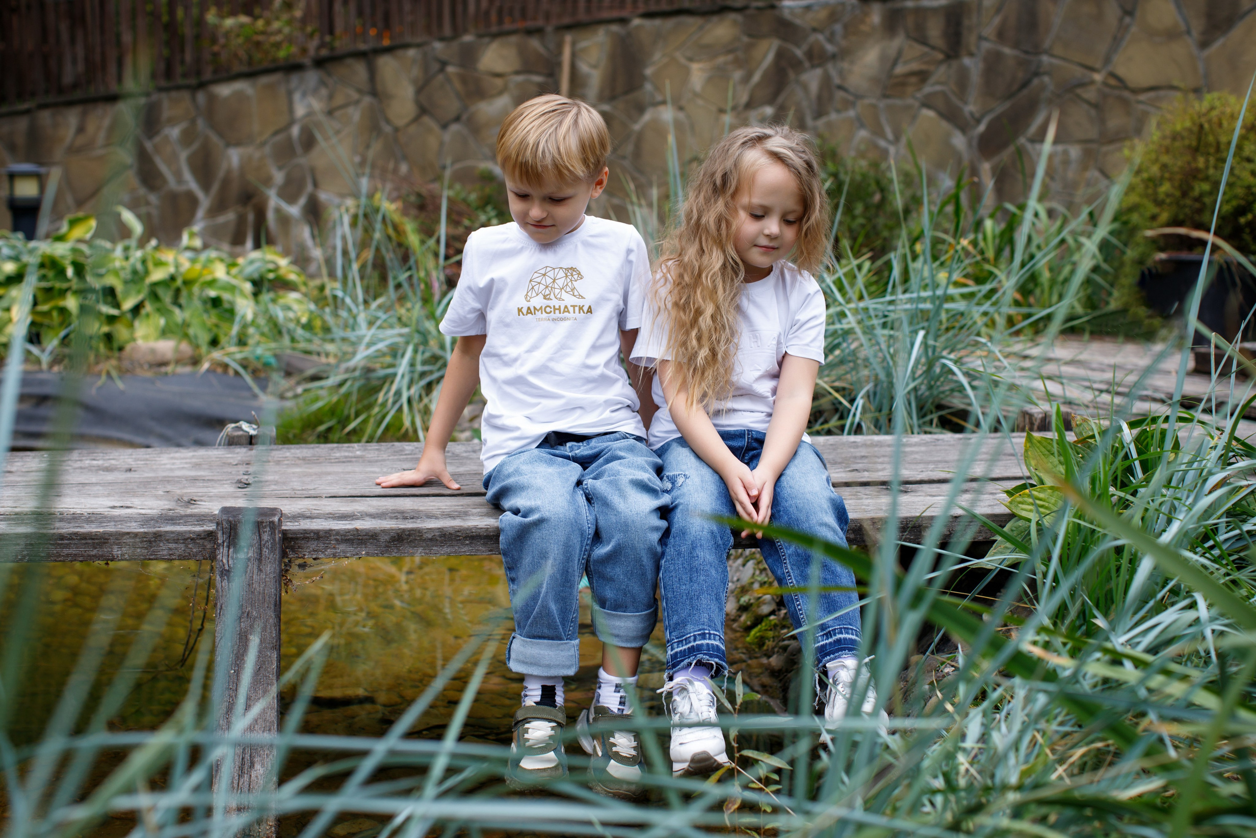 У прудика. Детский и семейный фотограф Мария Киселёва. Москва