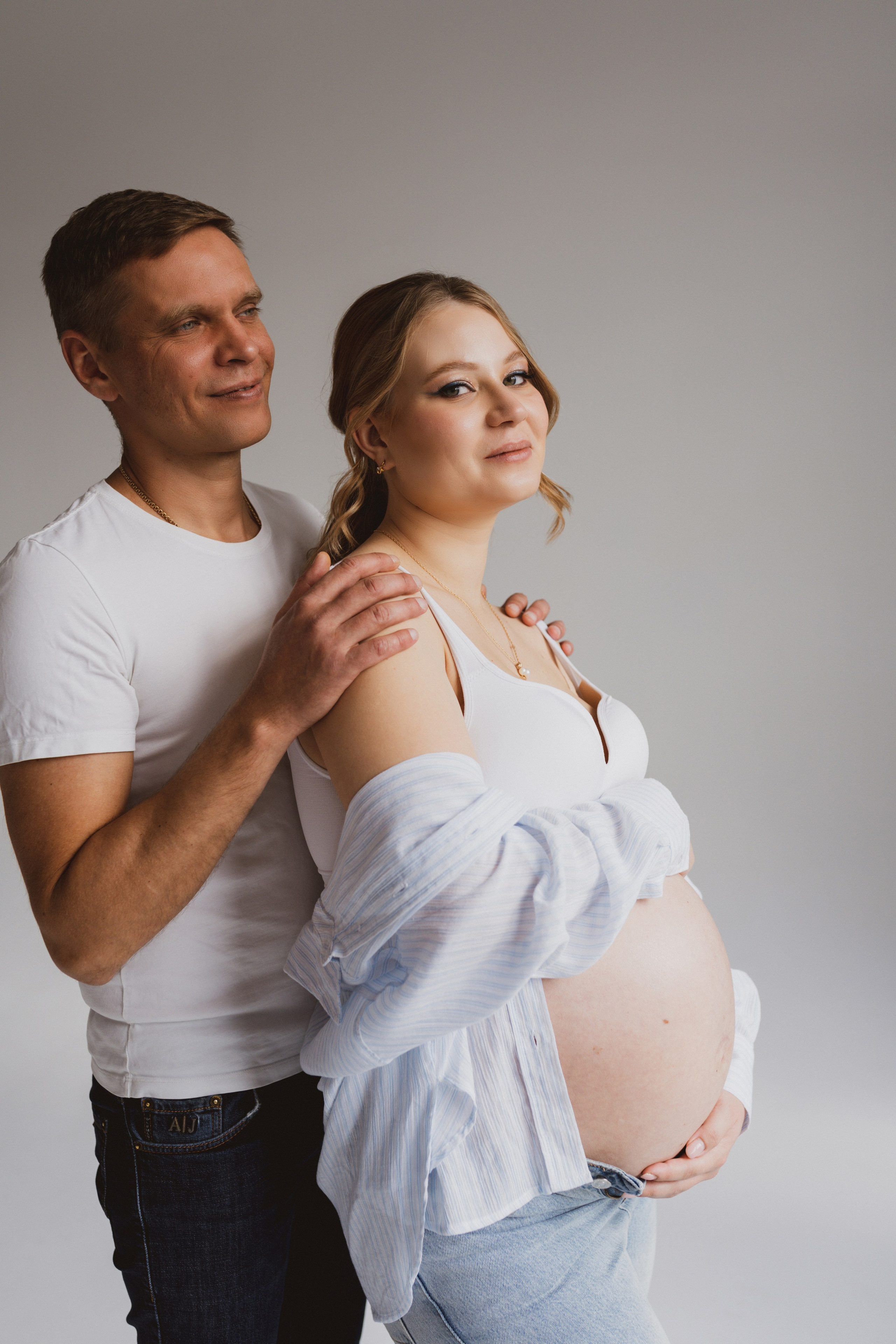 Семейная фотосессия в студии в Москве, семейный фотограф Анна Полушина. Свадебный фотограф в Москве Анна Полушина