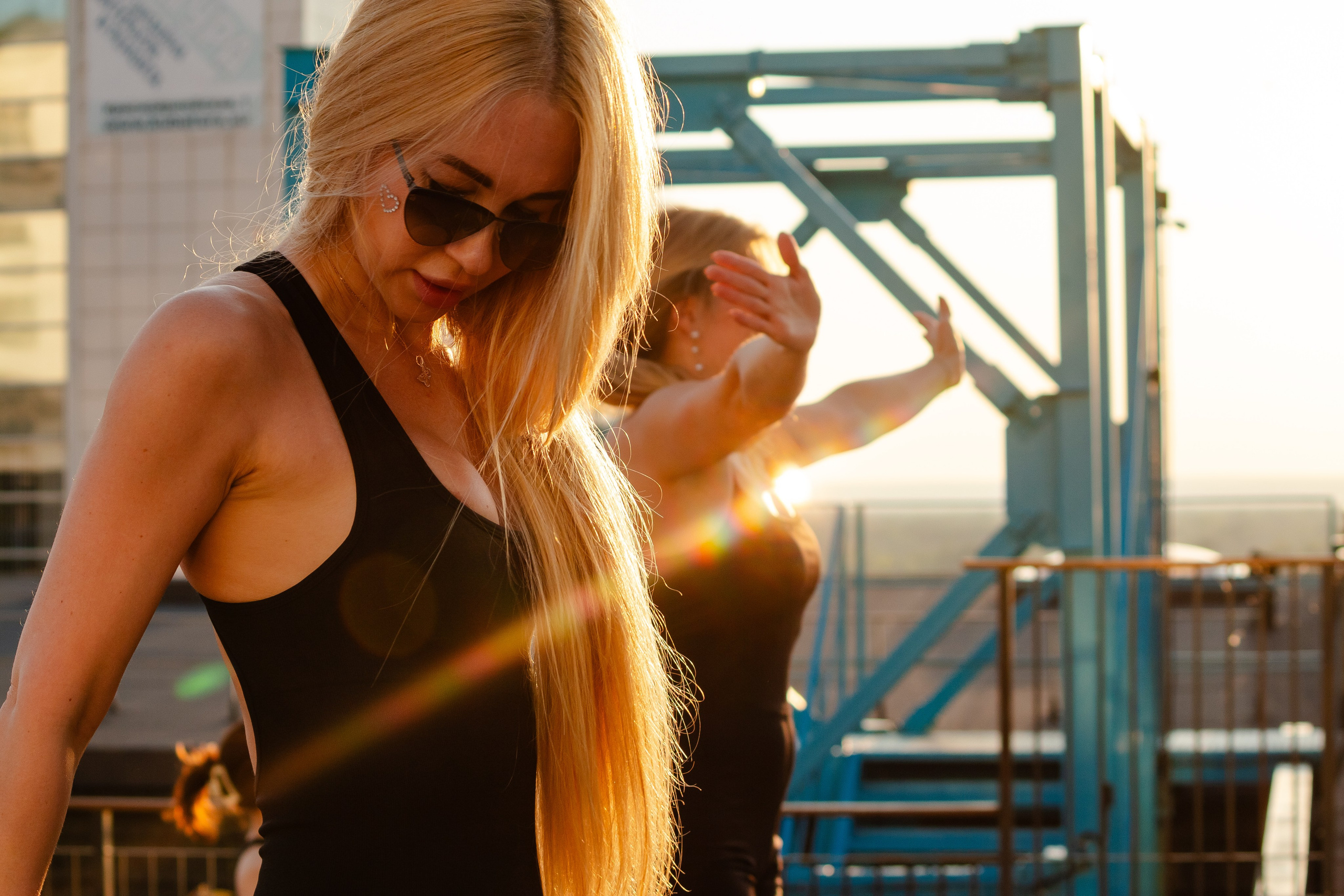 Йога на крыше Станкзавода. Александр Носов. Портретный и репортажный фотограф в Самаре