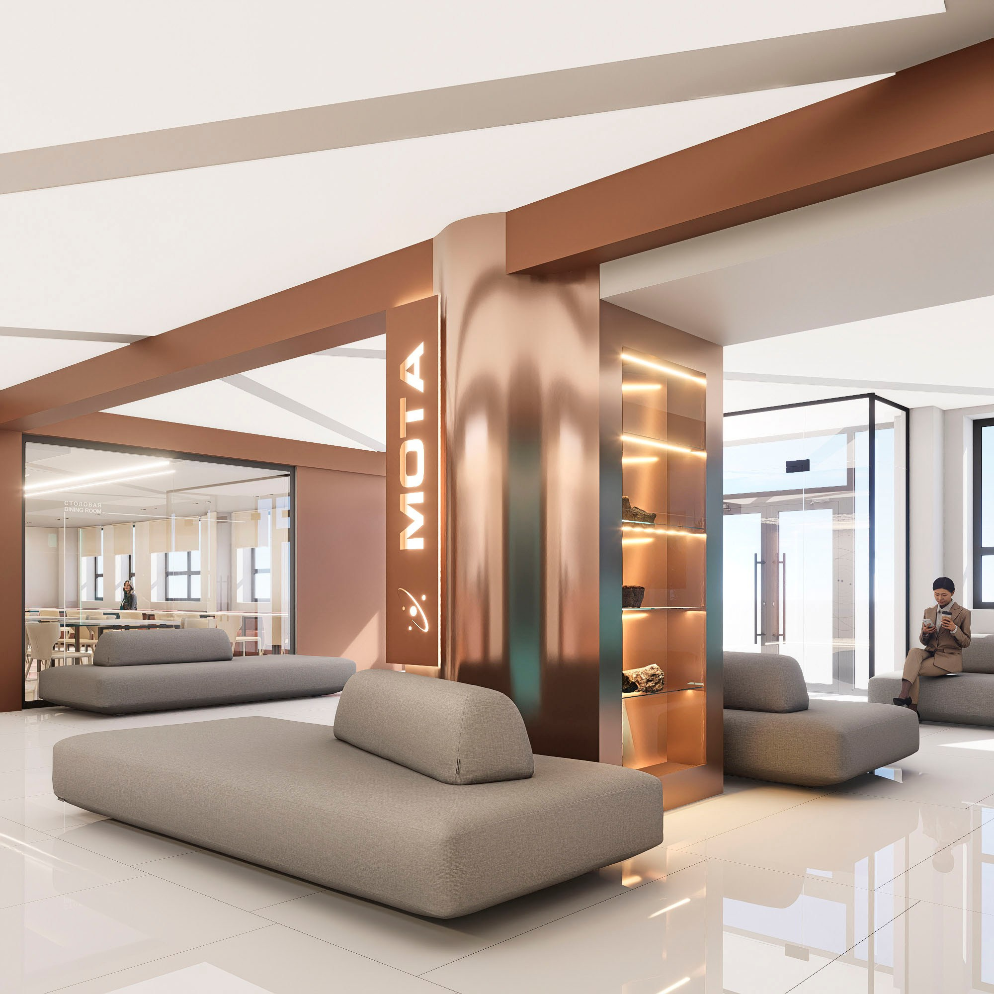 Лаборатория Атом. Интерьеры. Архитектурно-дизайнерское бюро ROOMS