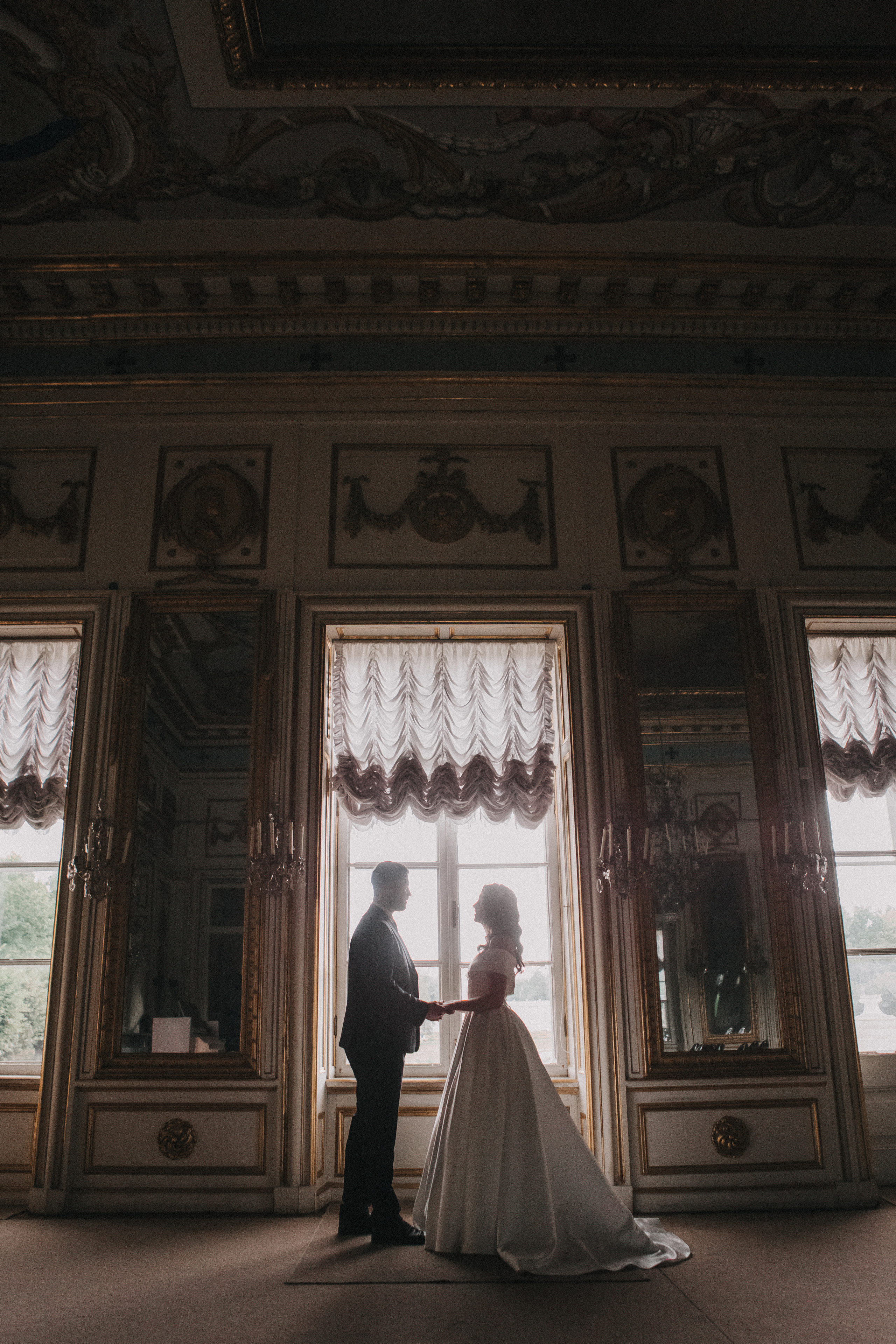 Свадебная прогулка в Кусково. Свадебное фото и видео Москва Кристина Музыка