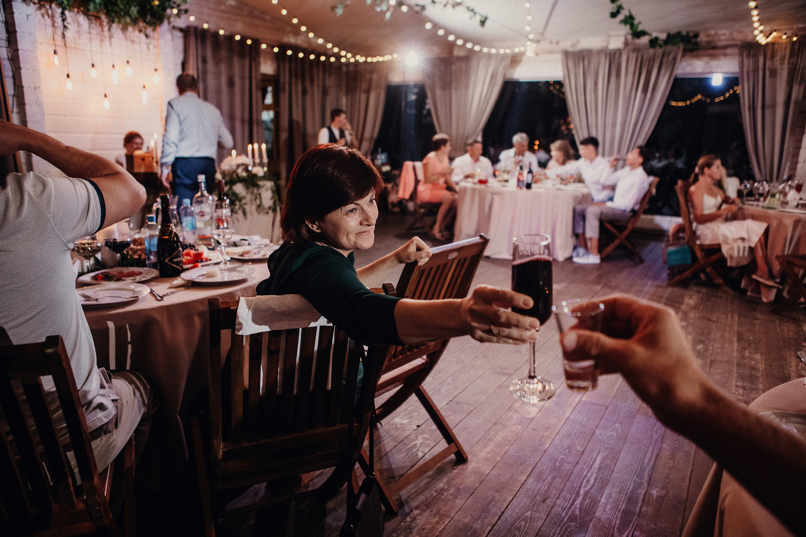 Свадьба банкет в Pine River. Свадебное фото и видео Москва Кристина Музыка