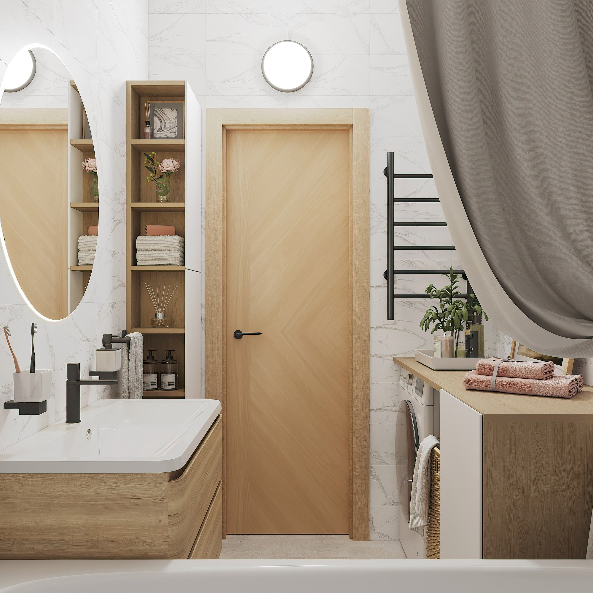 Квартира в ЖК «Невские Паруса». Дизайнер интерьера в Санкт-Петербурге Ольга Рытаровская