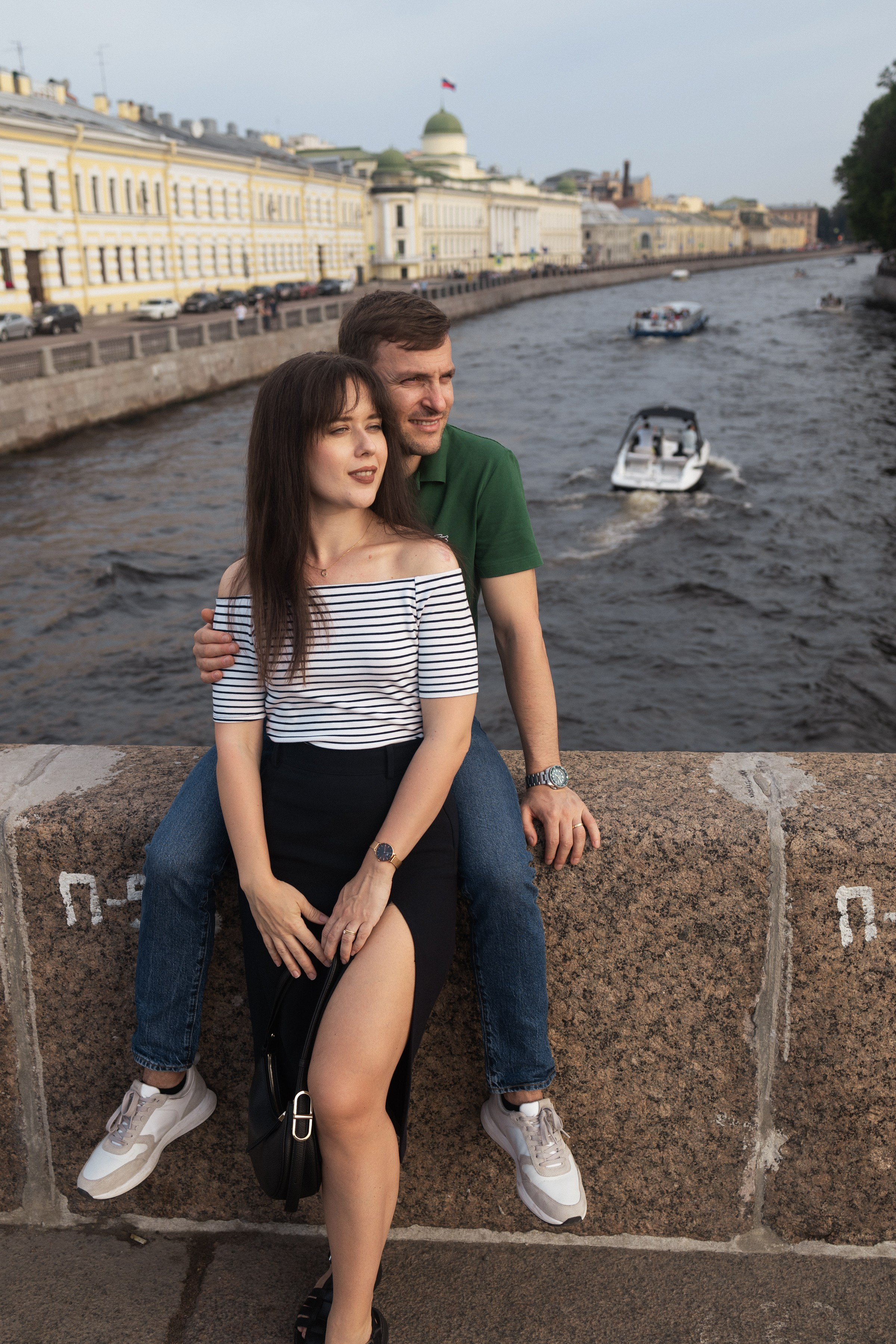 Любовь на улицах Питера. Портретный фотограф СПб, женский фотограф, минимализм и эстетика