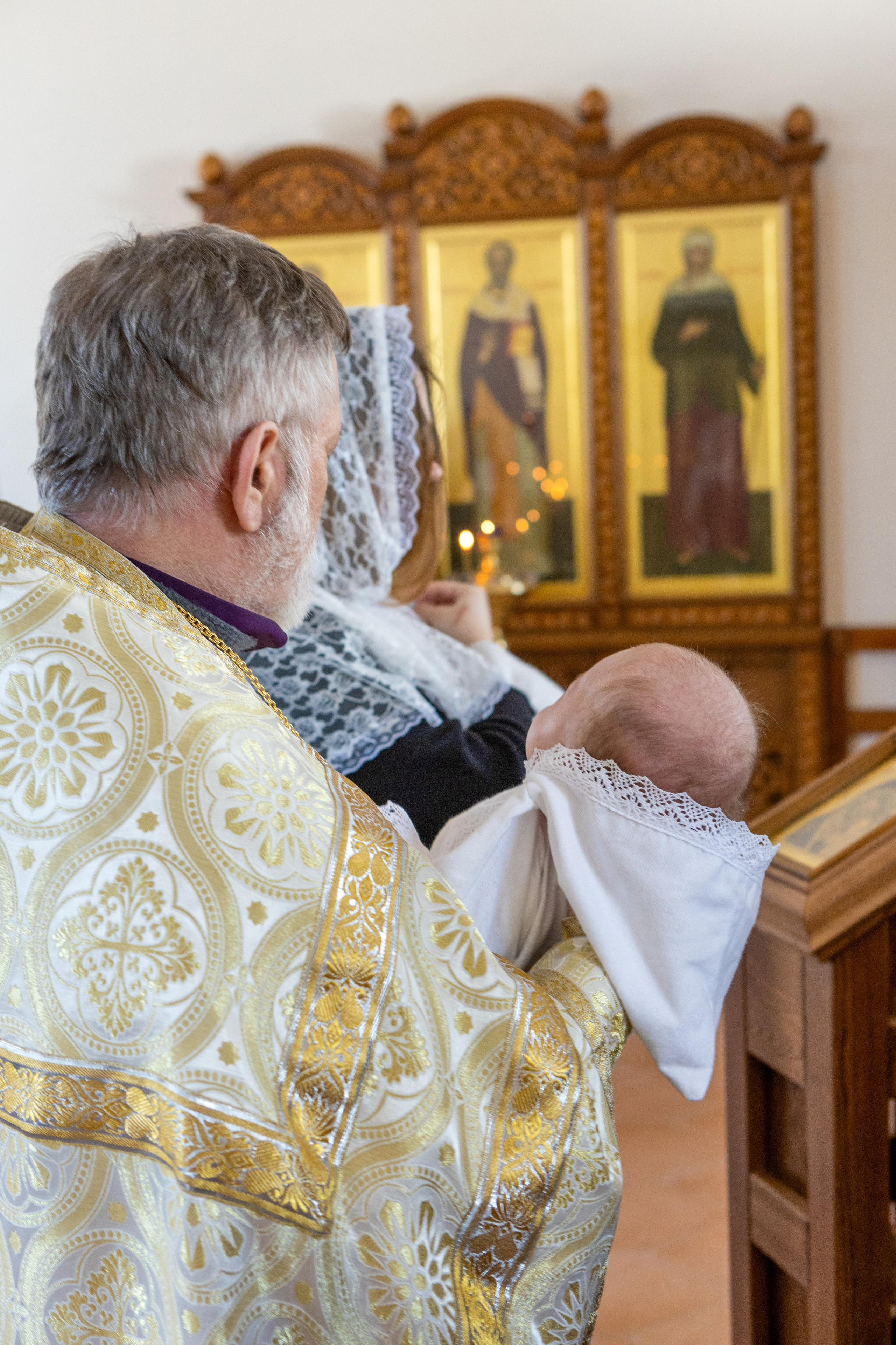 Крещение Артема и Полины. Фотограф в Курске Смирнов Евгений