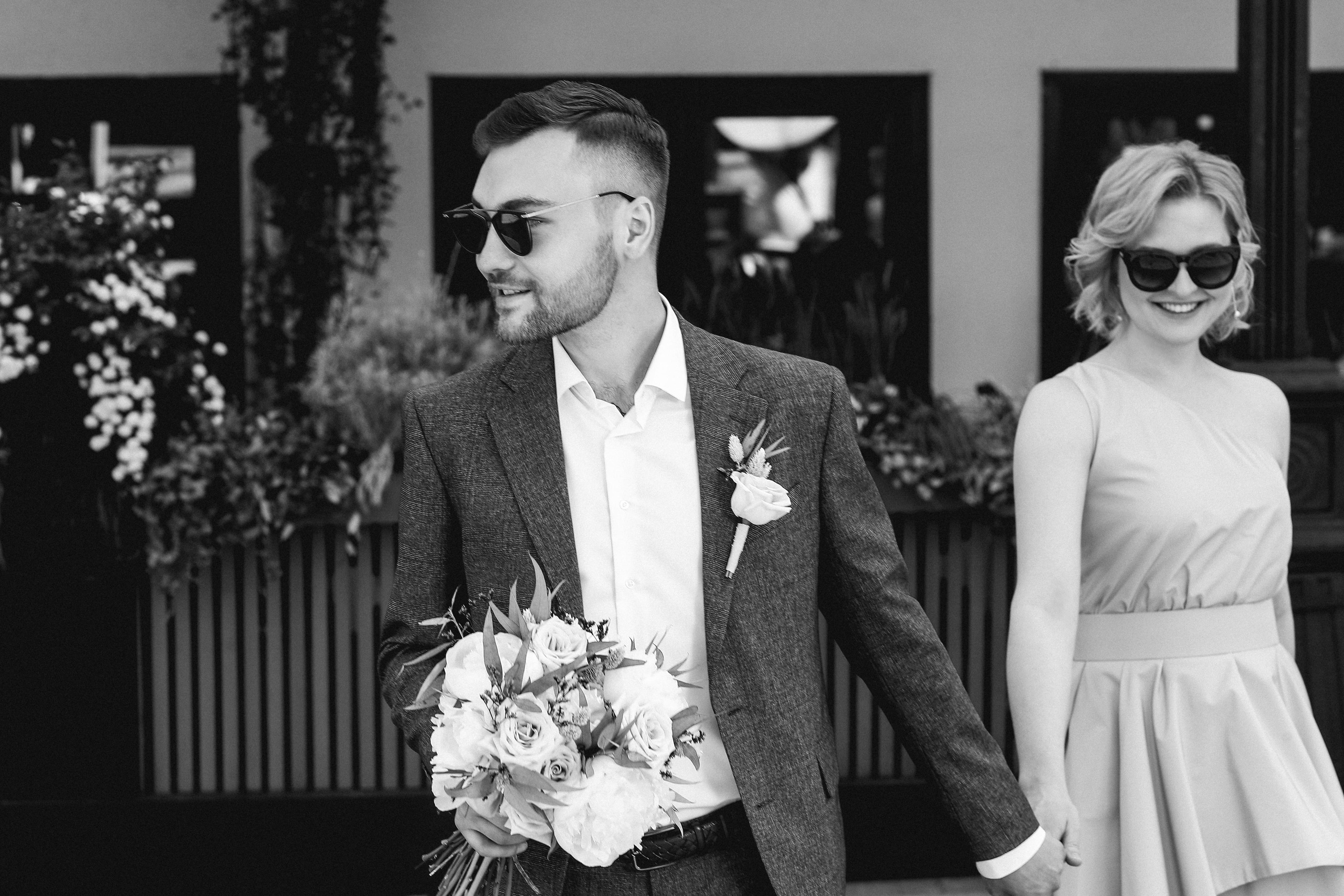 Стрит фотография. Свадьба в Москве.