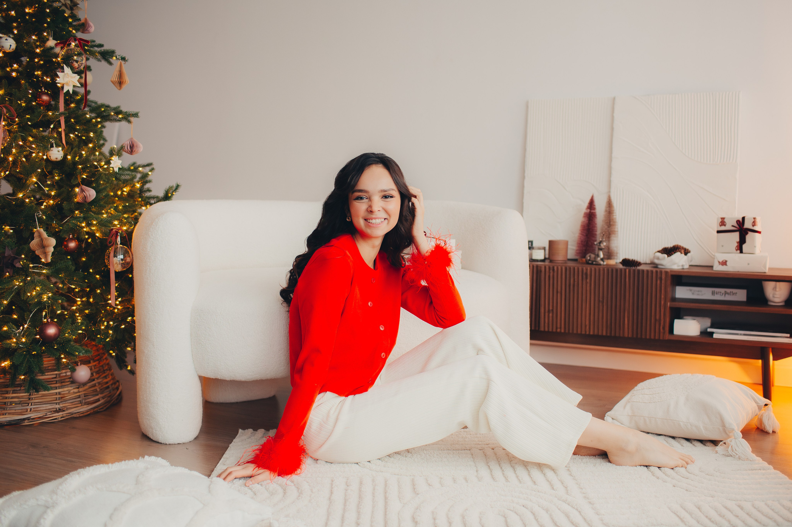 Новогодняя съёмка в студии. Фотограф Евгения Мальцева, Архангельск