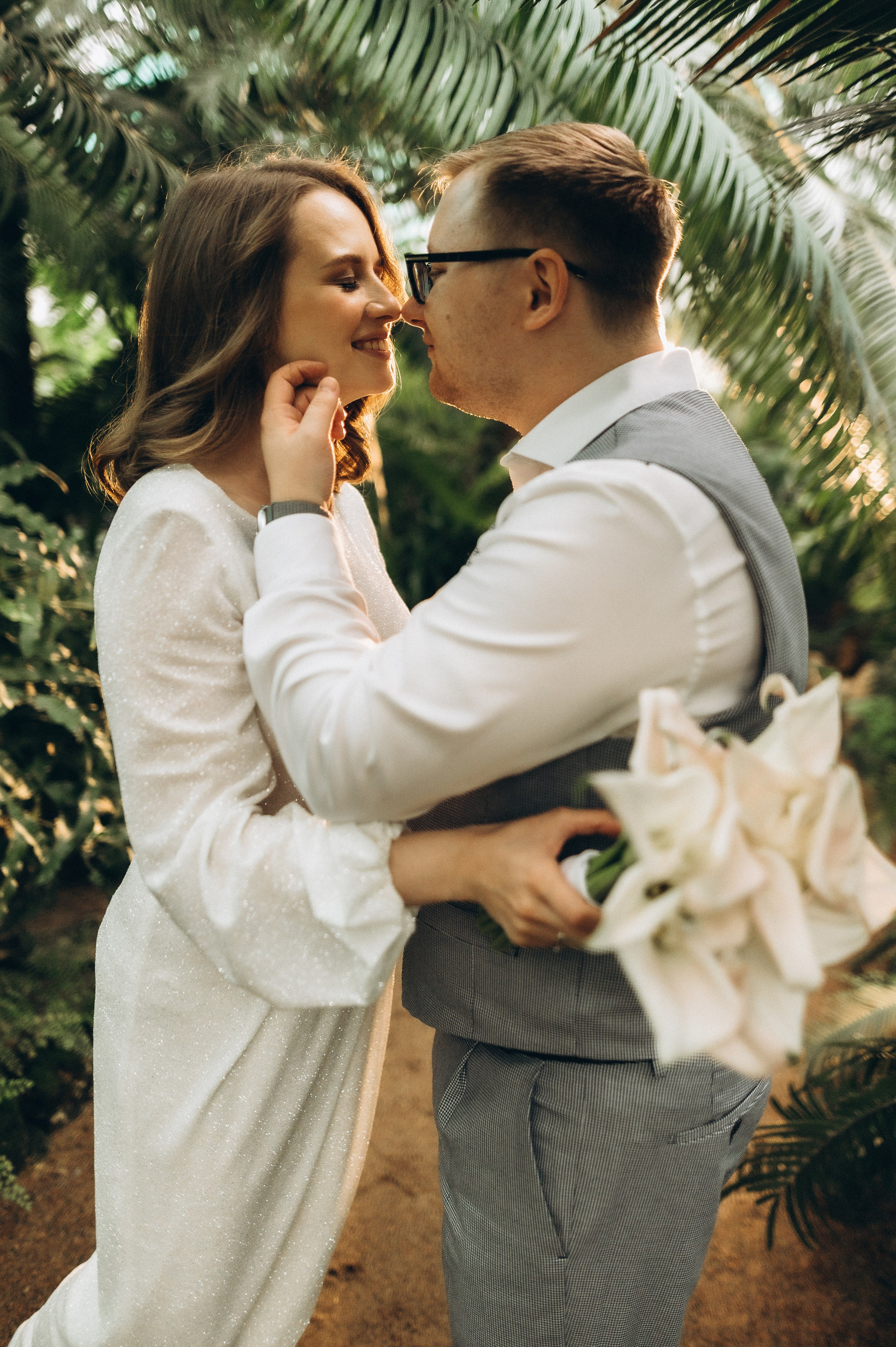 Загс+Оранжерея (камерная свадьба). Фотограф ПИТЕР СПБ Надежда Баранова