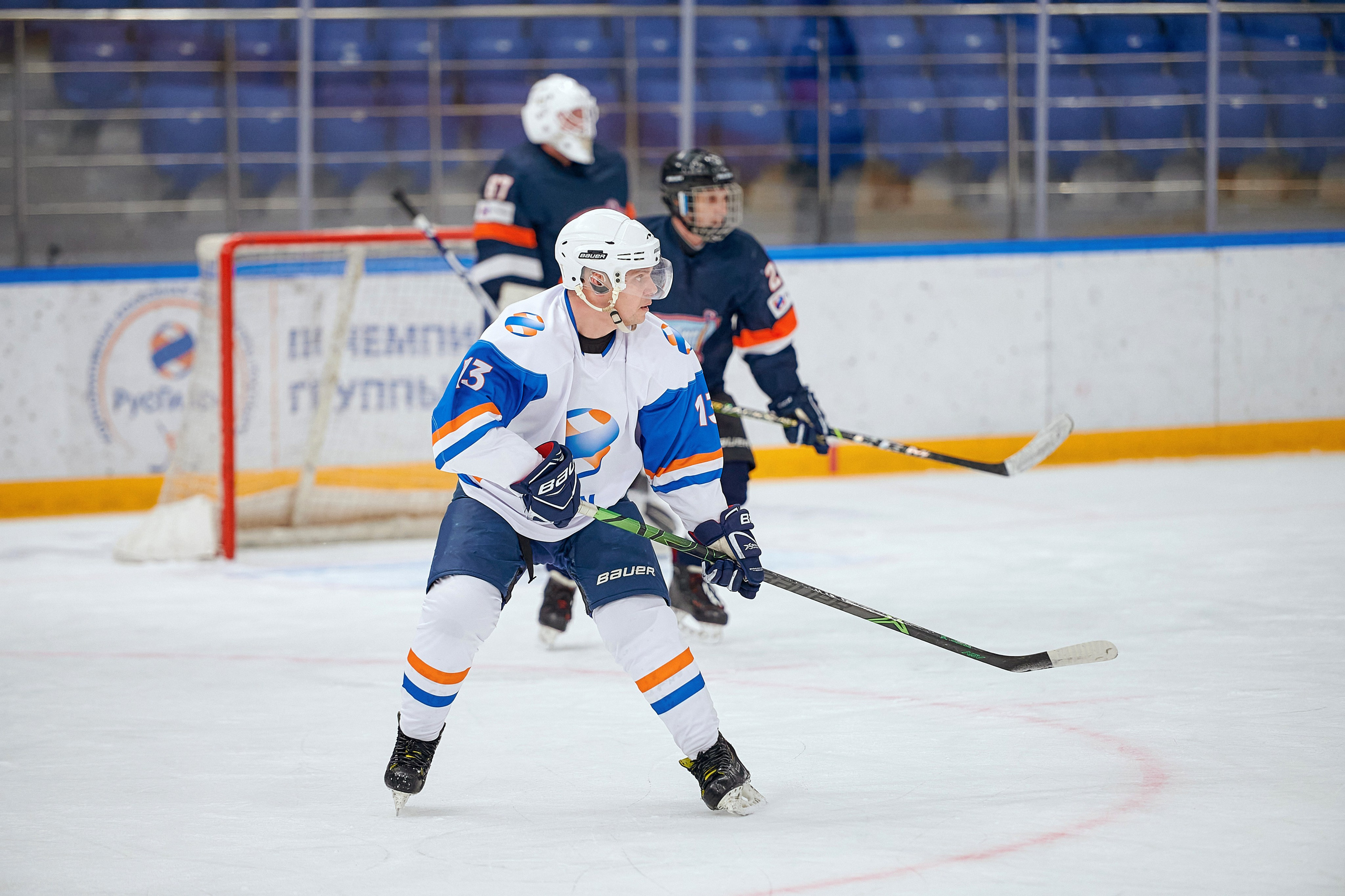 Портфолио репортажной фотосъёмки: Кристалл арена — Хоккей — РусГидро. Фотограф Яковлев Роман — Красноярск