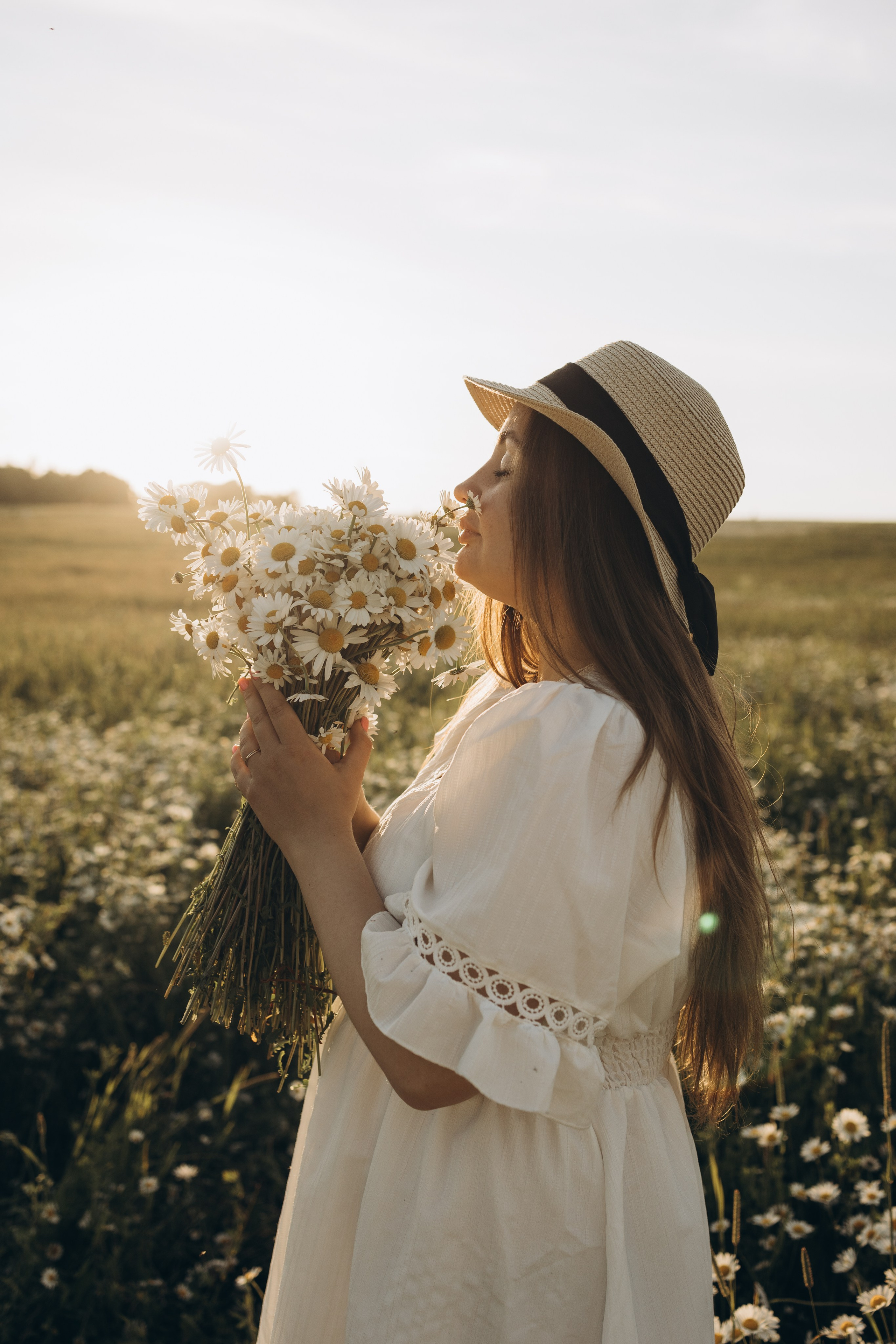 Маша и ромашки. Семейный фотограф в Москве Виктория Ястребинская