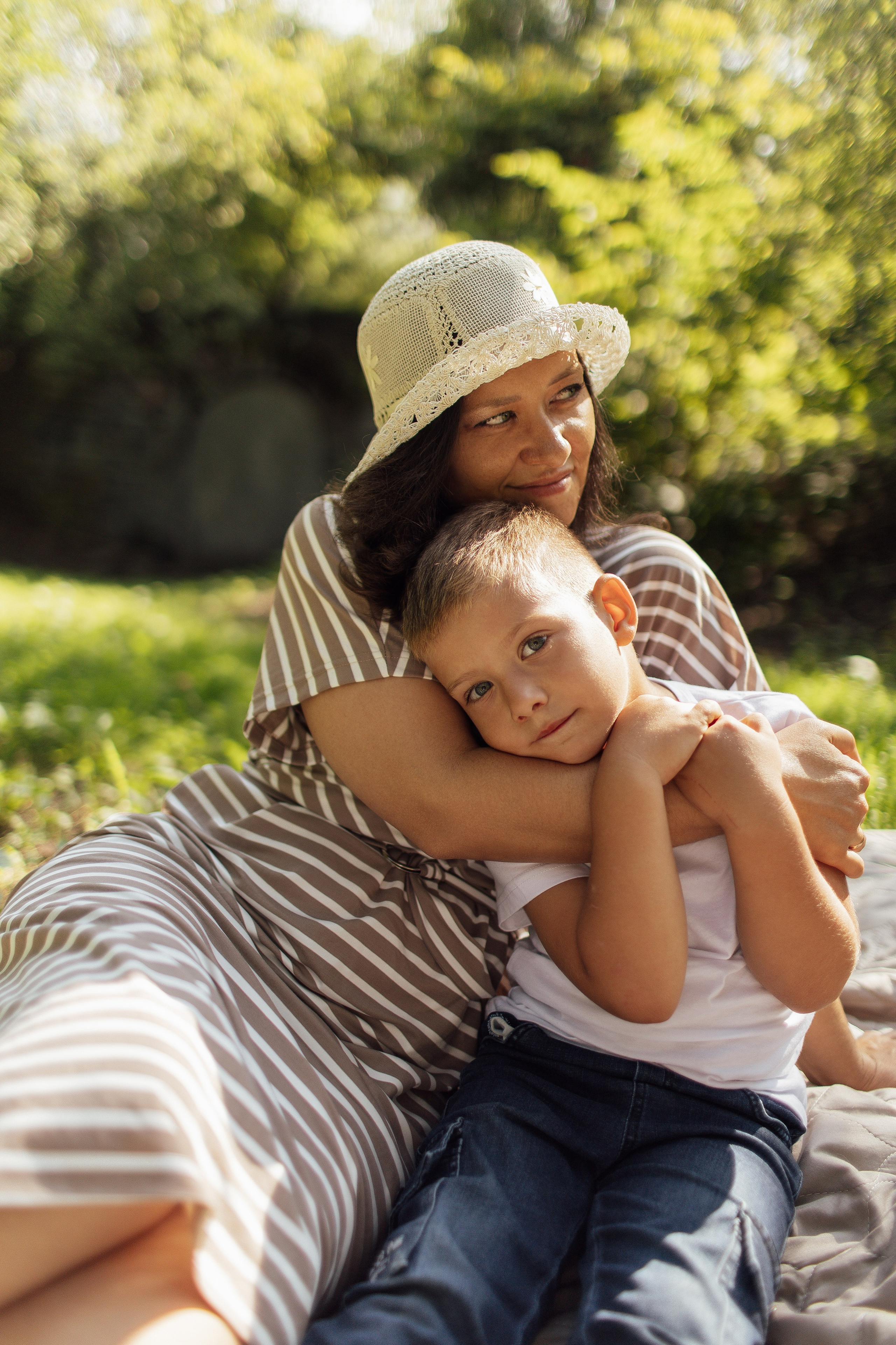 Прогулка в Харитоновском парке. Семейная съемка — это красивый способ признаться своей семье в любви