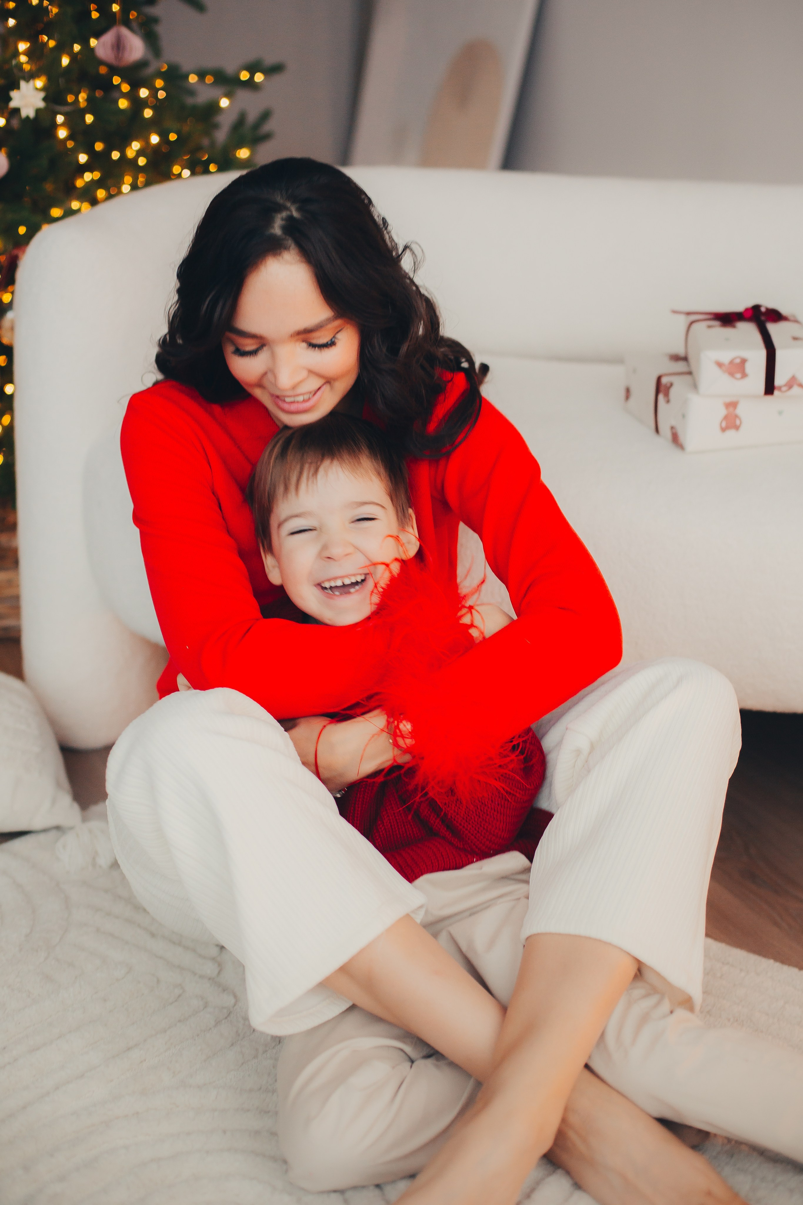 Новогодняя съёмка в студии. Фотограф Евгения Мальцева, Архангельск