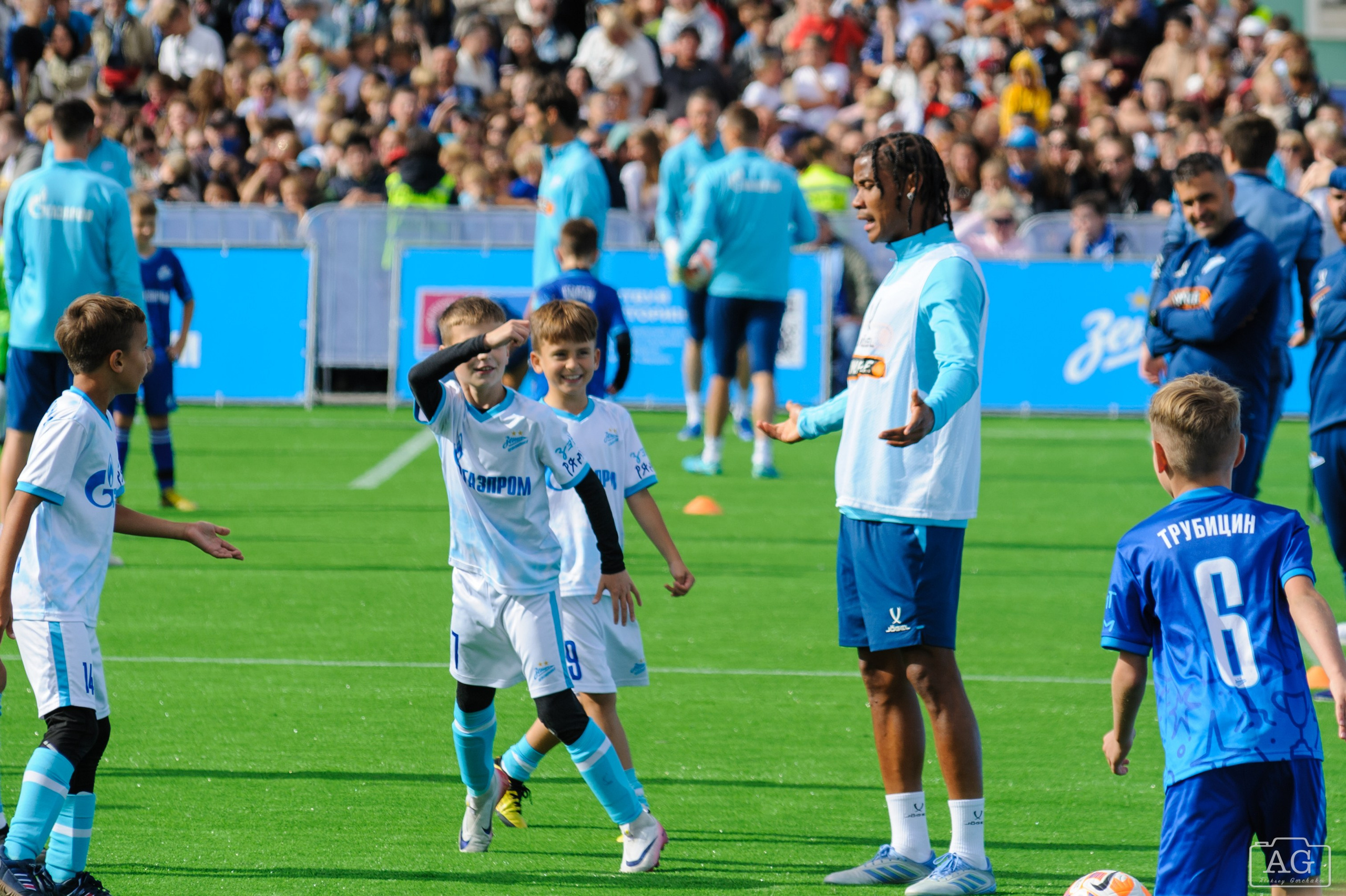 Открытая тренировка ФК «Зенит». Алексей Горчаков. Фотограф на ваш праздник