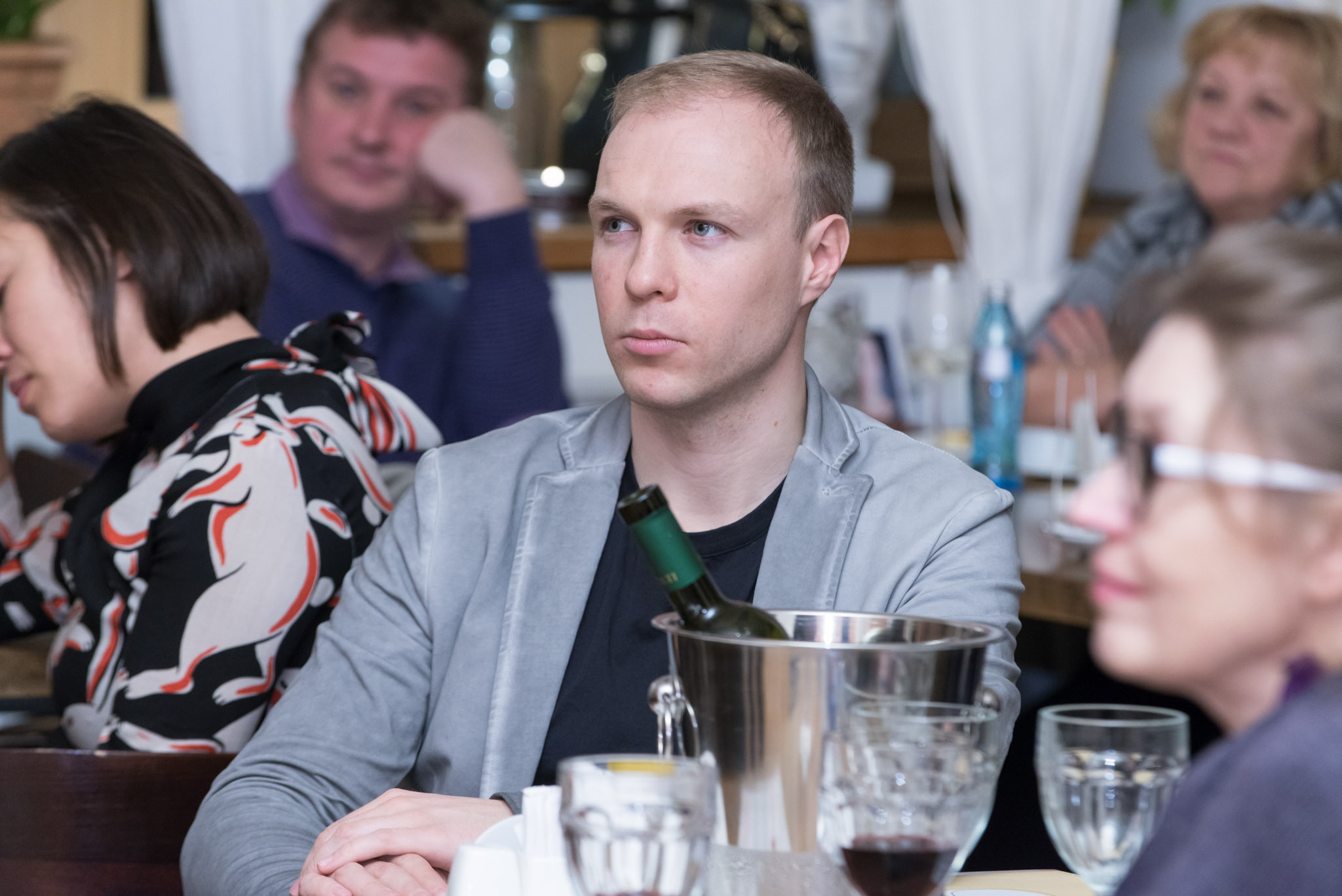 Литературный вечер в «Fat Cat». Юлия Розанова, коммерческий фоторепортаж в Москве