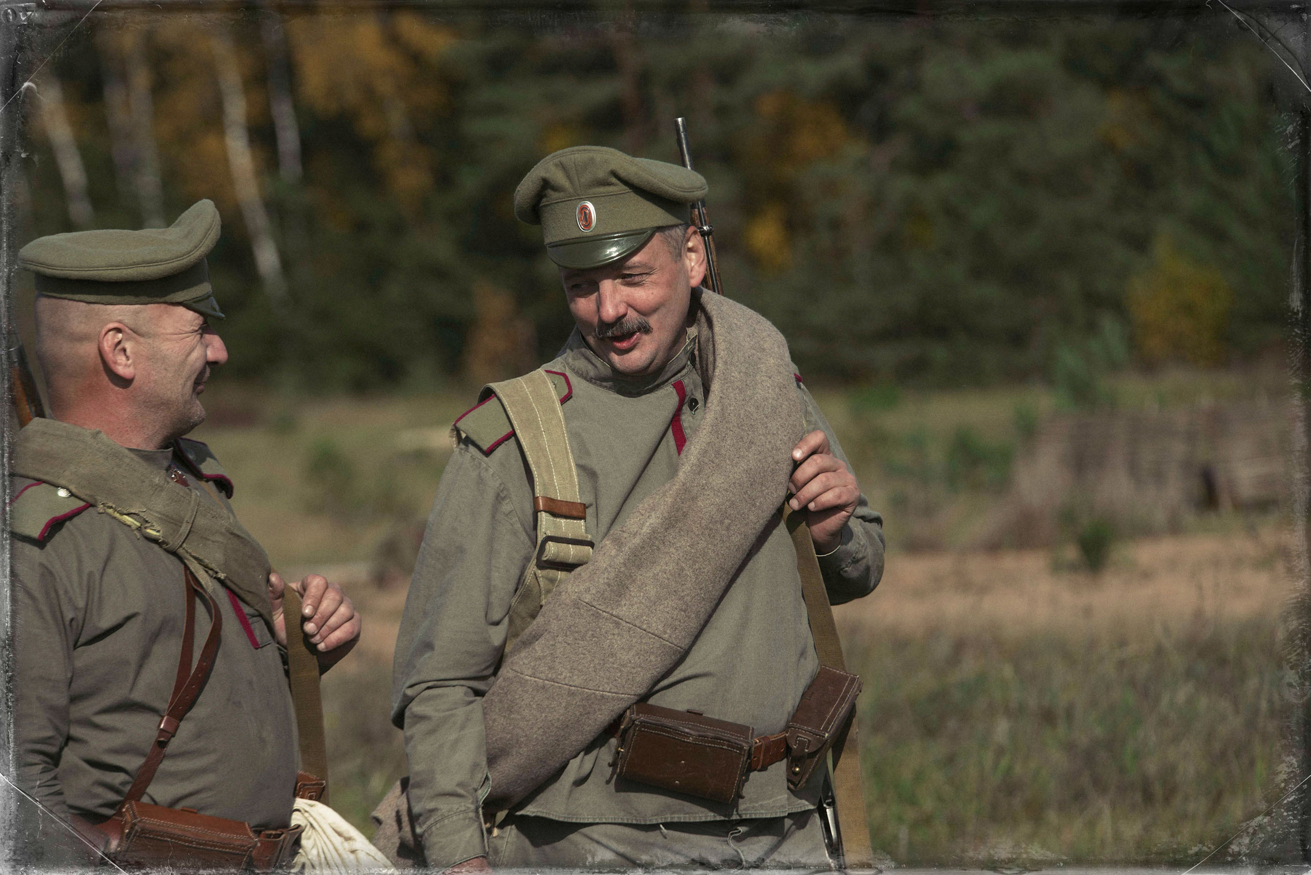 Реконструкция боев на Восточном фронте осенью 1915 года. Юлия Розанова, коммерческий фоторепортаж в Москве