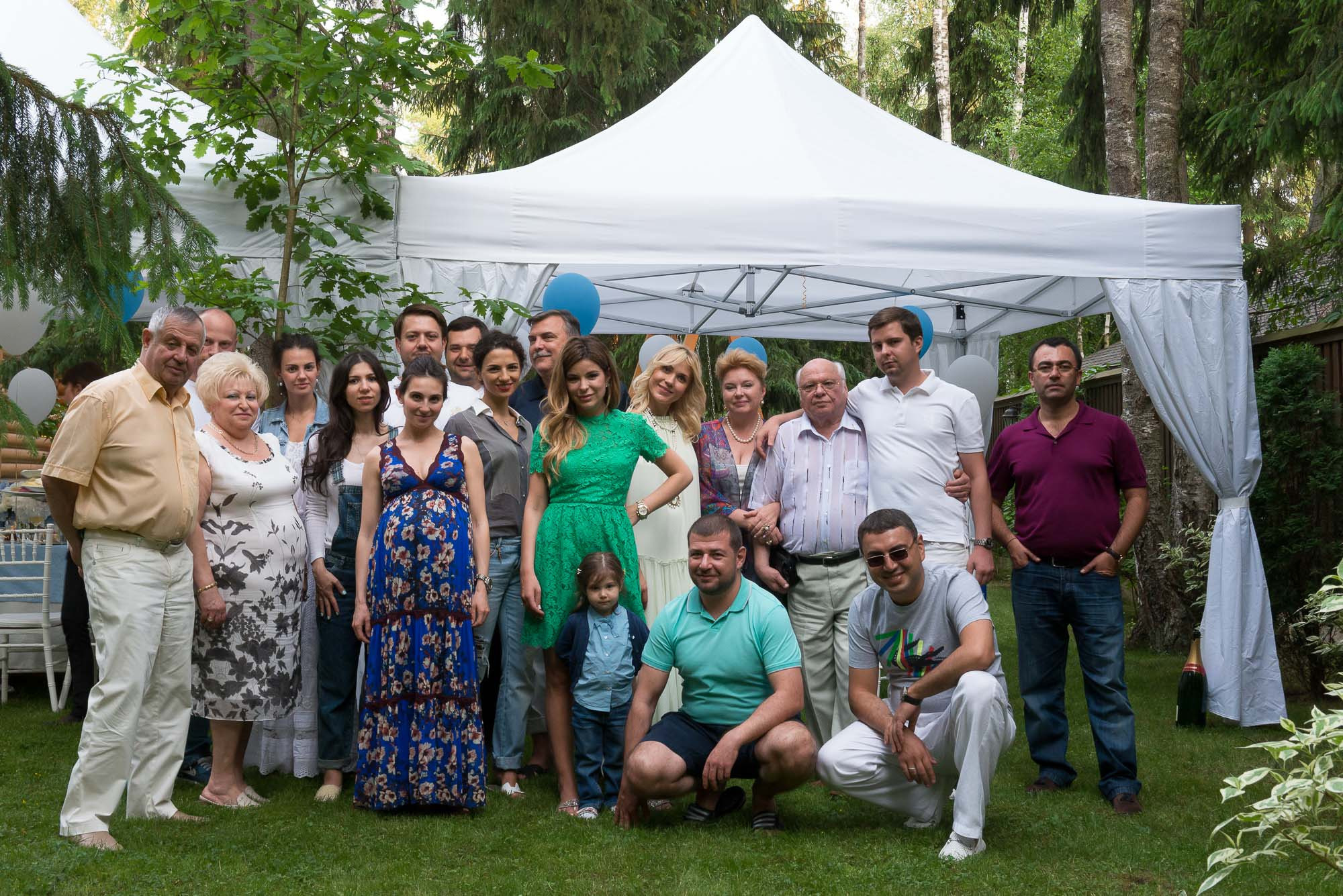 Давид 1 год. Праздник на даче. Юлия Розанова, коммерческий фоторепортаж в Москве