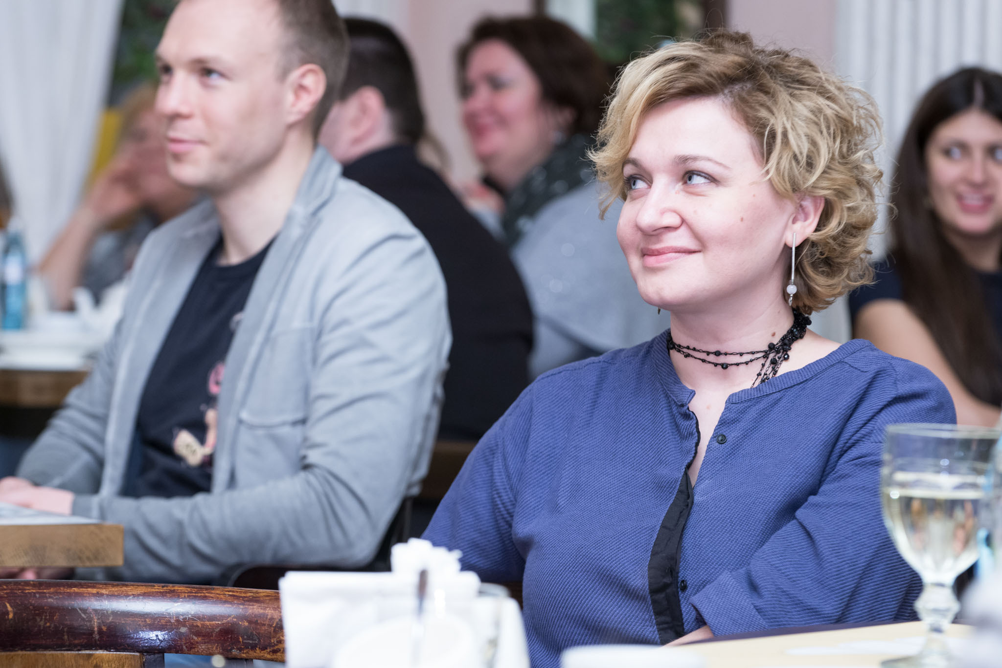 Литературный вечер в «Fat Cat». Юлия Розанова, коммерческий фоторепортаж в Москве