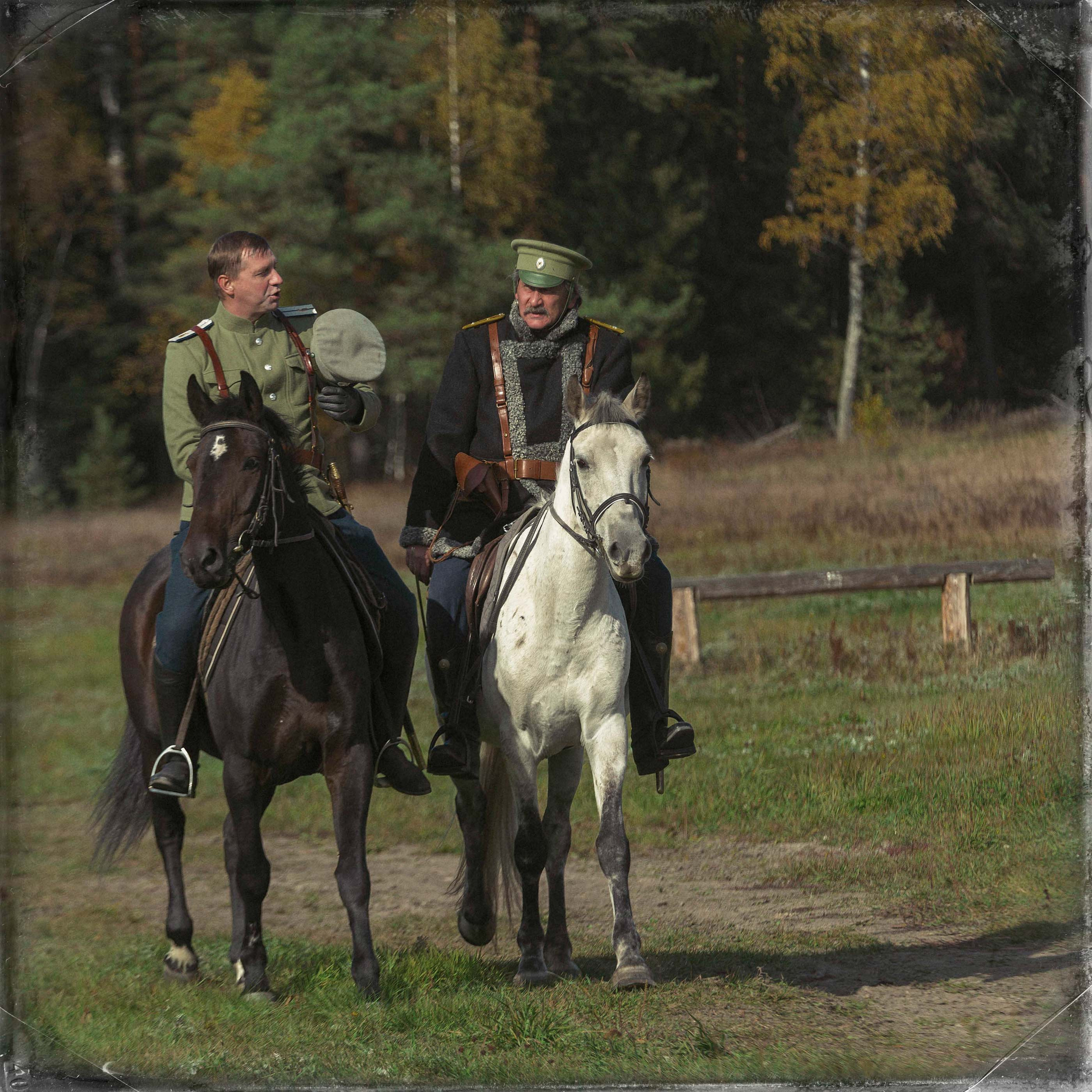 Реконструкция боев на Восточном фронте осенью 1915 года. Юлия Розанова, коммерческий фоторепортаж в Москве
