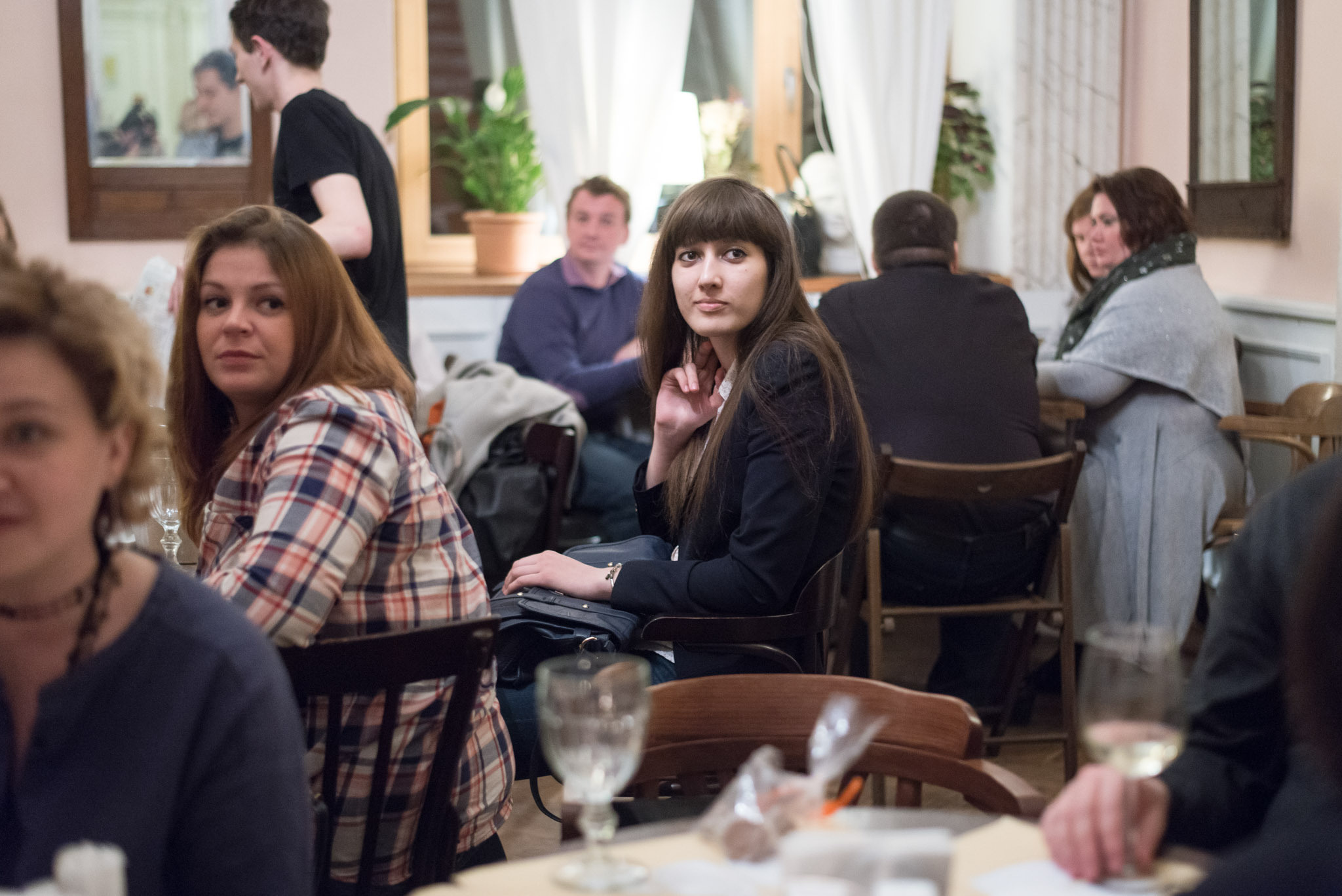 Литературный вечер в «Fat Cat». Юлия Розанова, коммерческий фоторепортаж в Москве