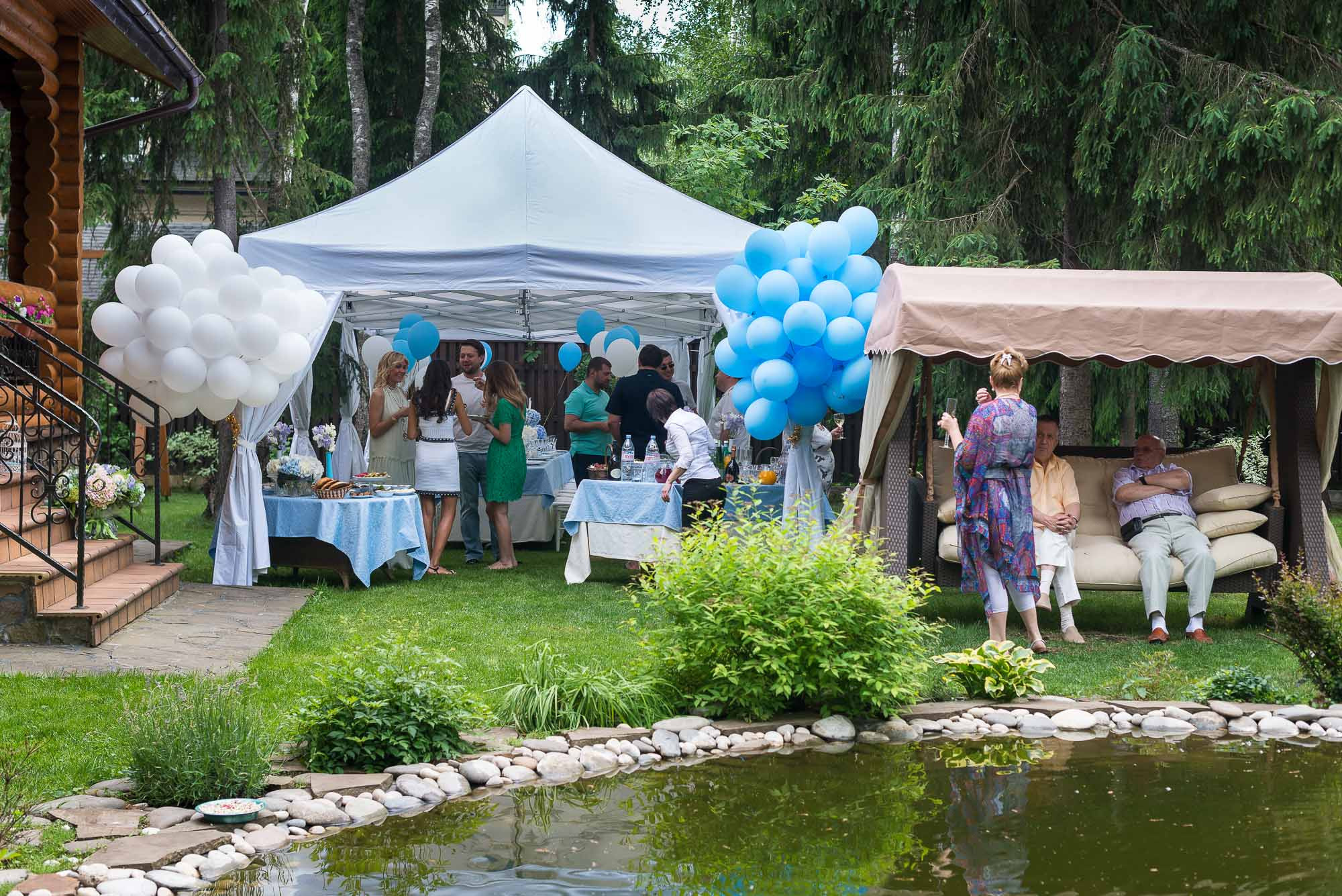 Давид 1 год. Праздник на даче. Юлия Розанова, коммерческий фоторепортаж в Москве