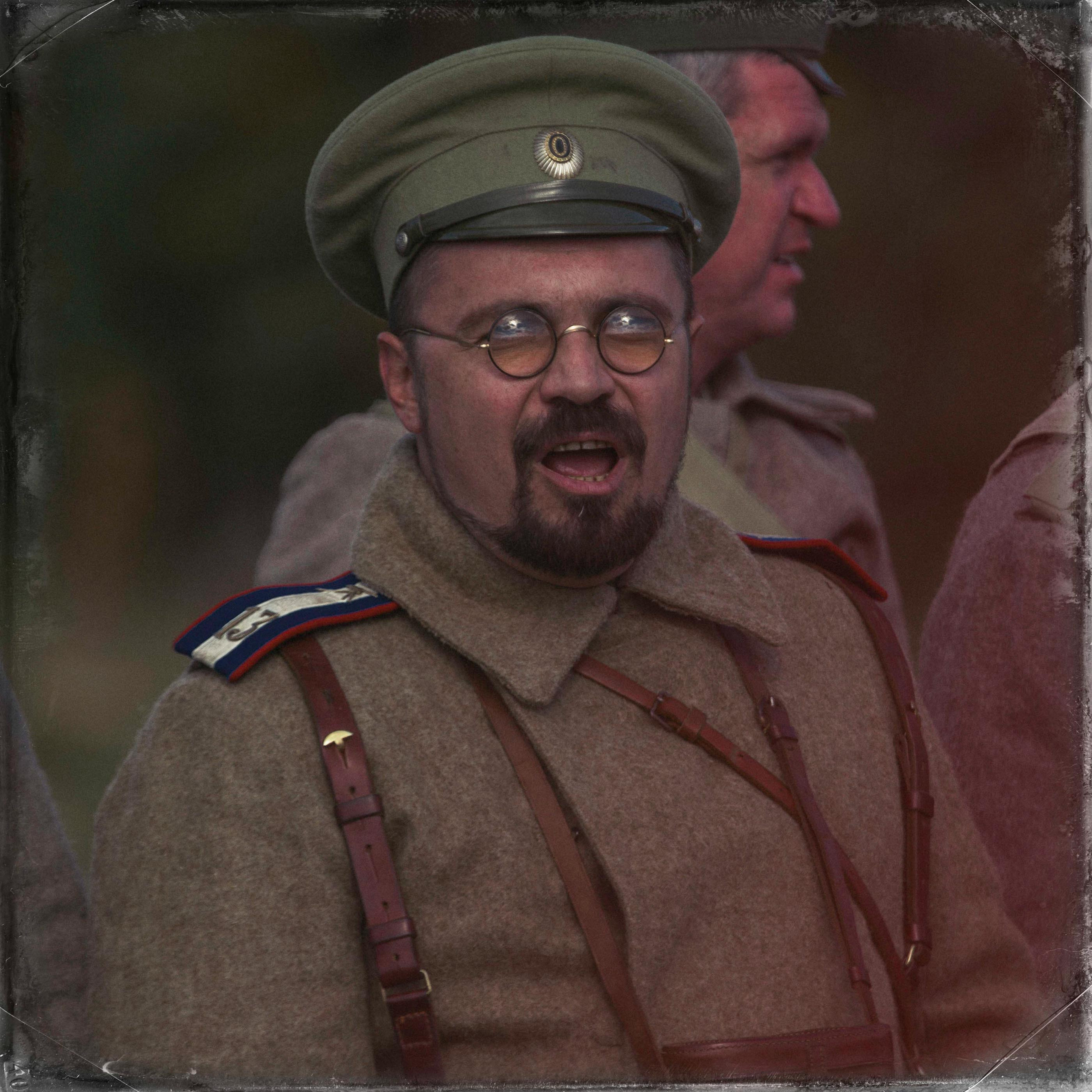 Реконструкция боев на Восточном фронте осенью 1915 года. Юлия Розанова, коммерческий фоторепортаж в Москве