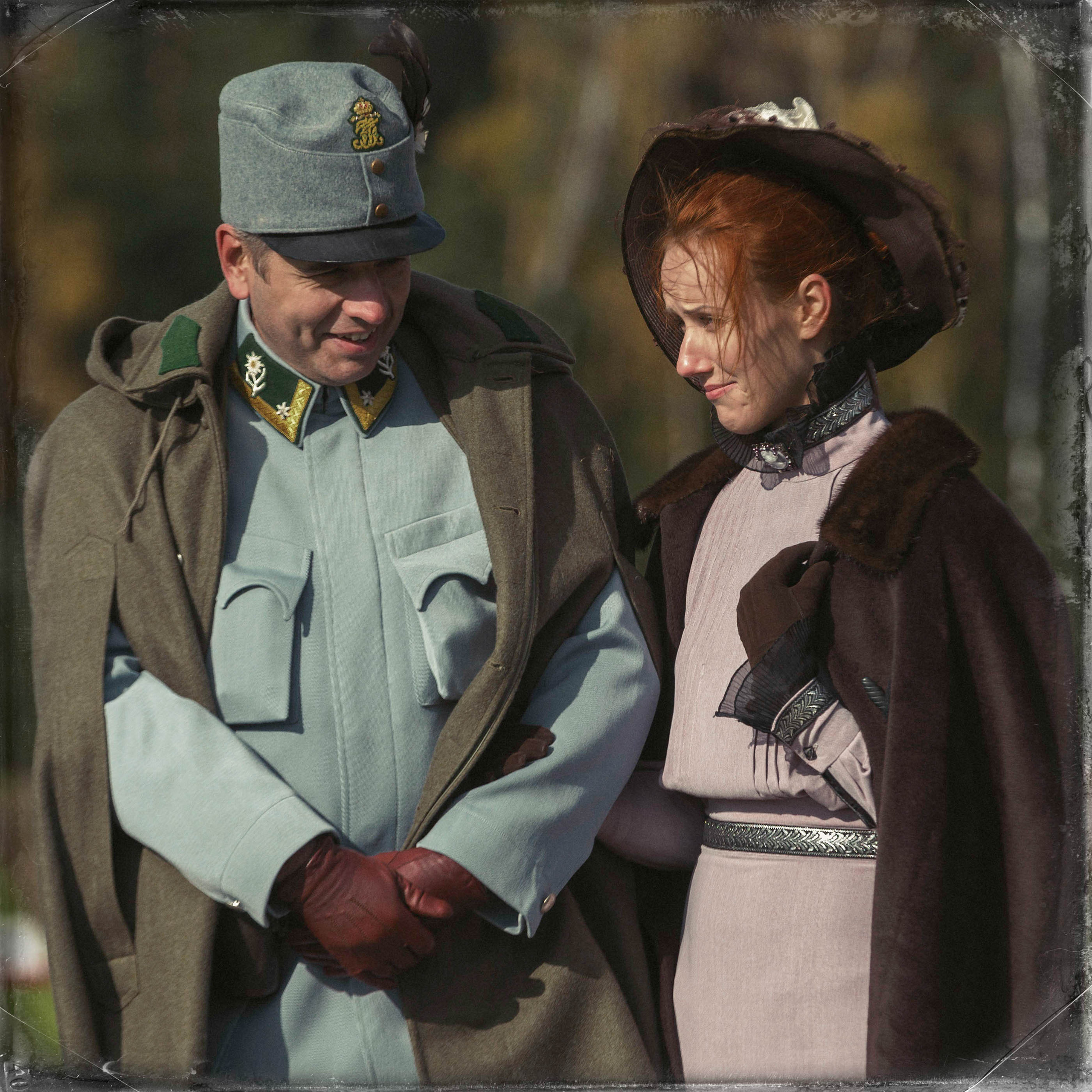 Реконструкция боев на Восточном фронте осенью 1915 года. Юлия Розанова, коммерческий фоторепортаж в Москве