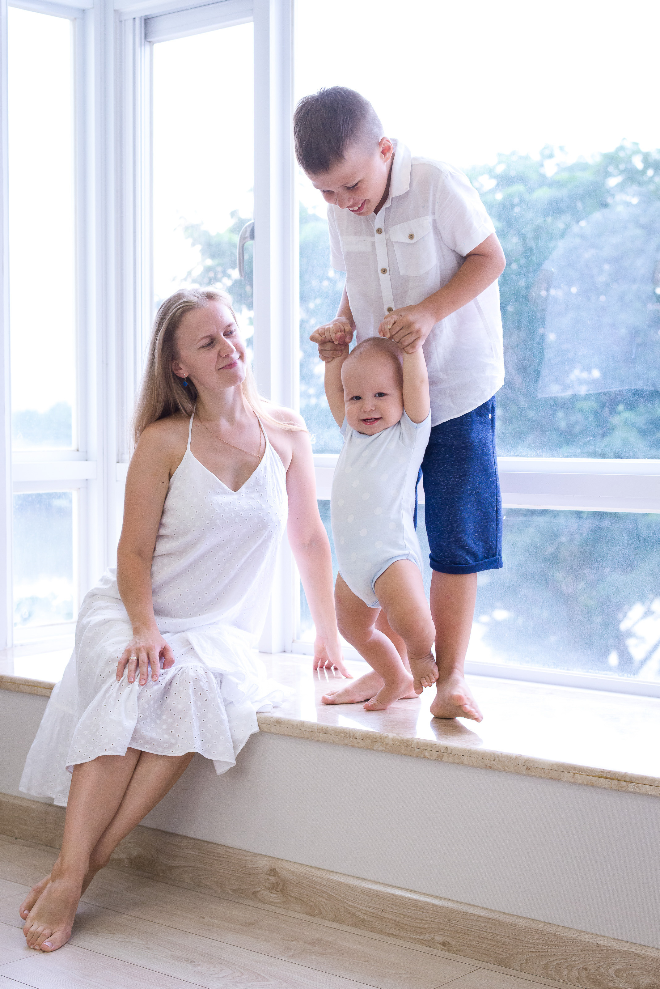 Миша и Лена, Артем 1 год. Вьетнам. Юлия Розанова, коммерческий фоторепортаж в Москве