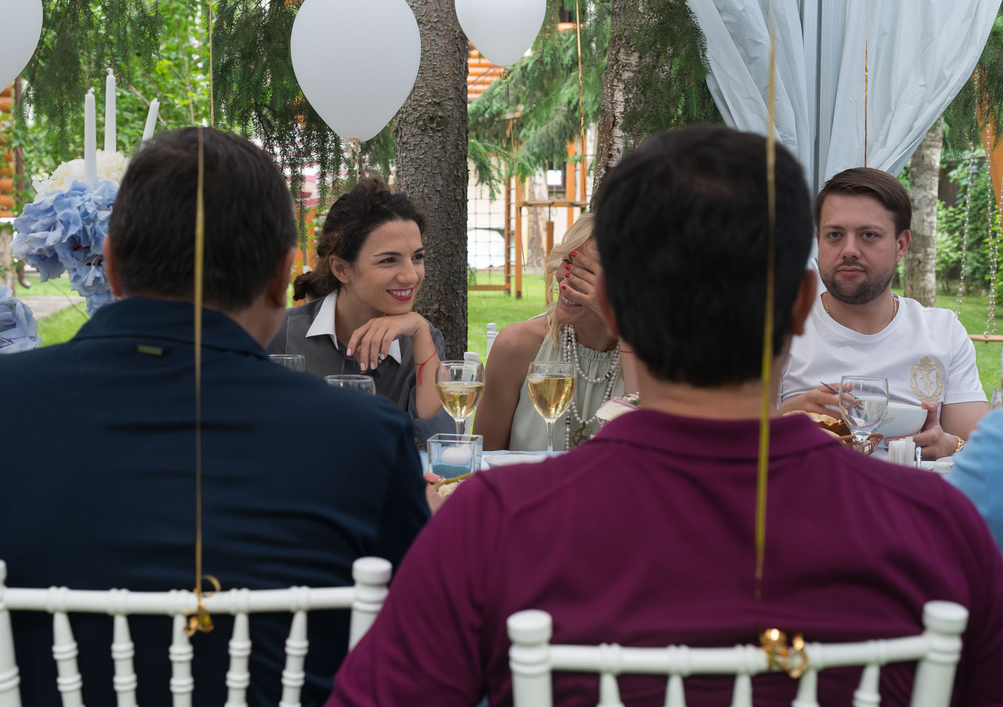Давид 1 год. Праздник на даче. Юлия Розанова, коммерческий фоторепортаж в Москве