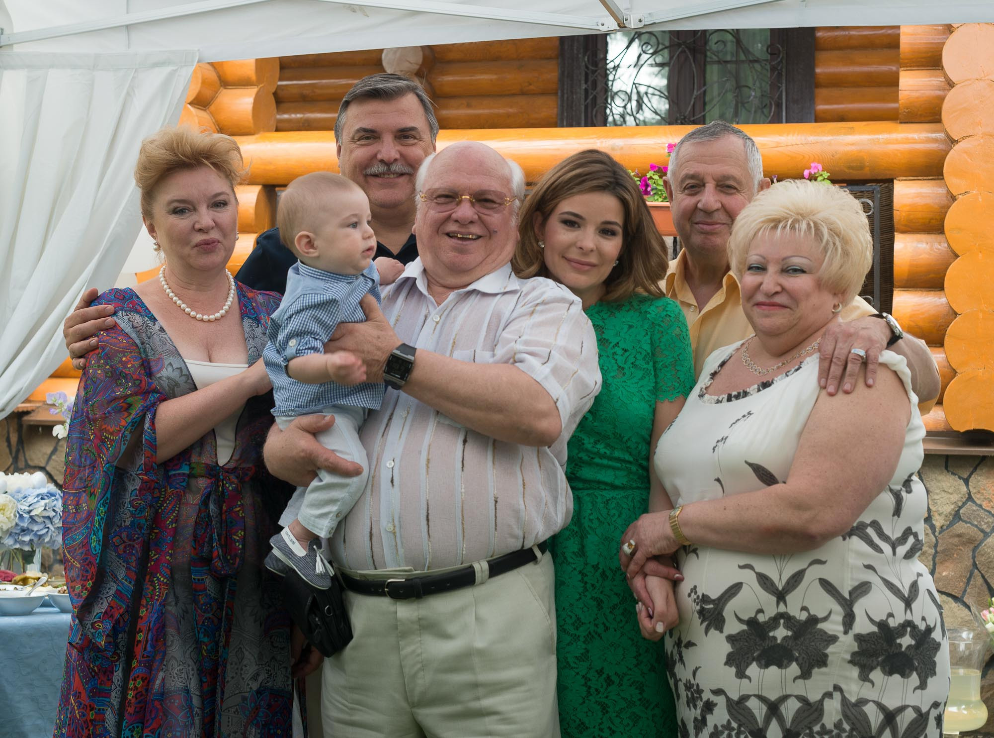 Давид 1 год. Праздник на даче. Юлия Розанова, коммерческий фоторепортаж в Москве