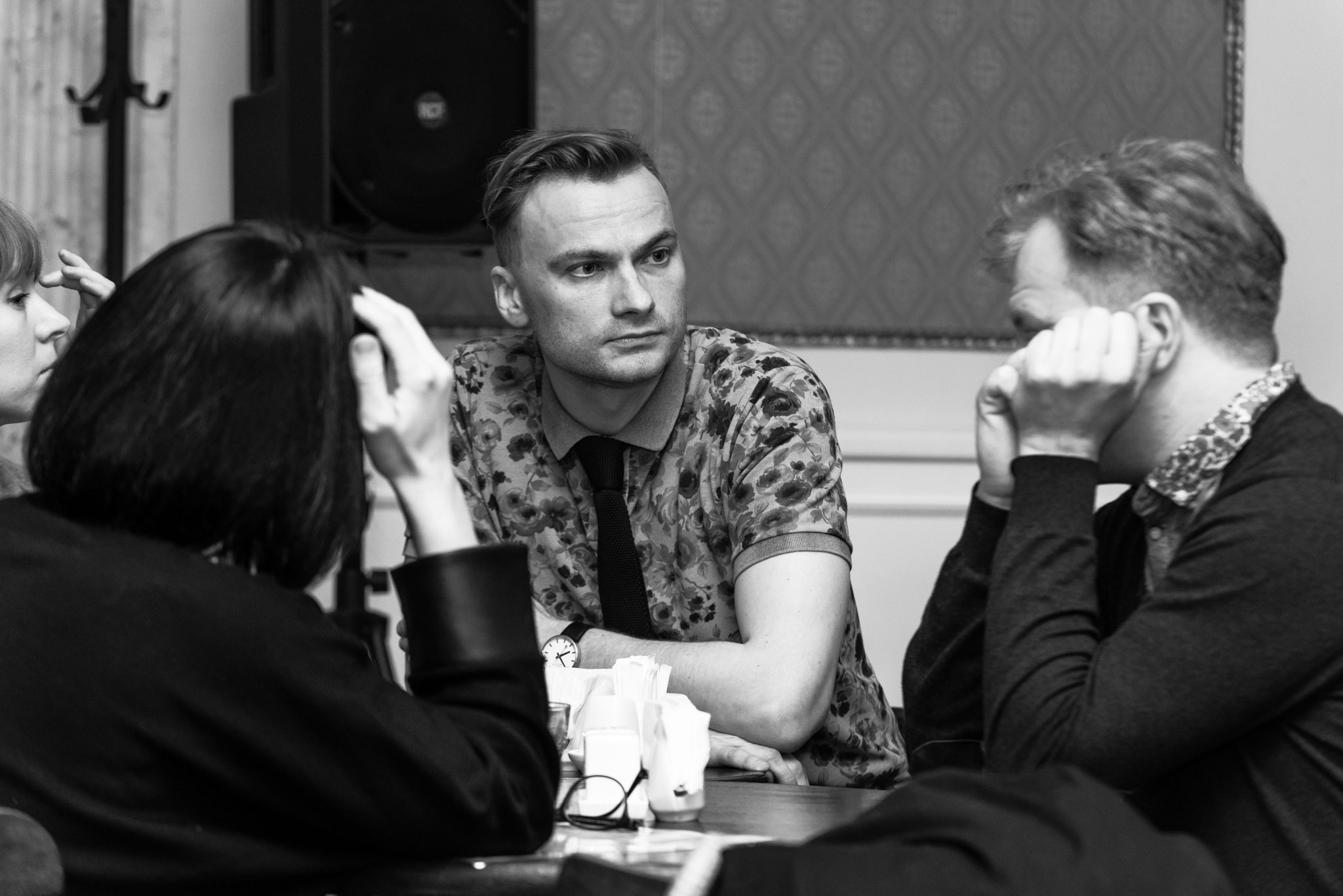 Литературный вечер в «Fat Cat». Юлия Розанова, коммерческий фоторепортаж в Москве