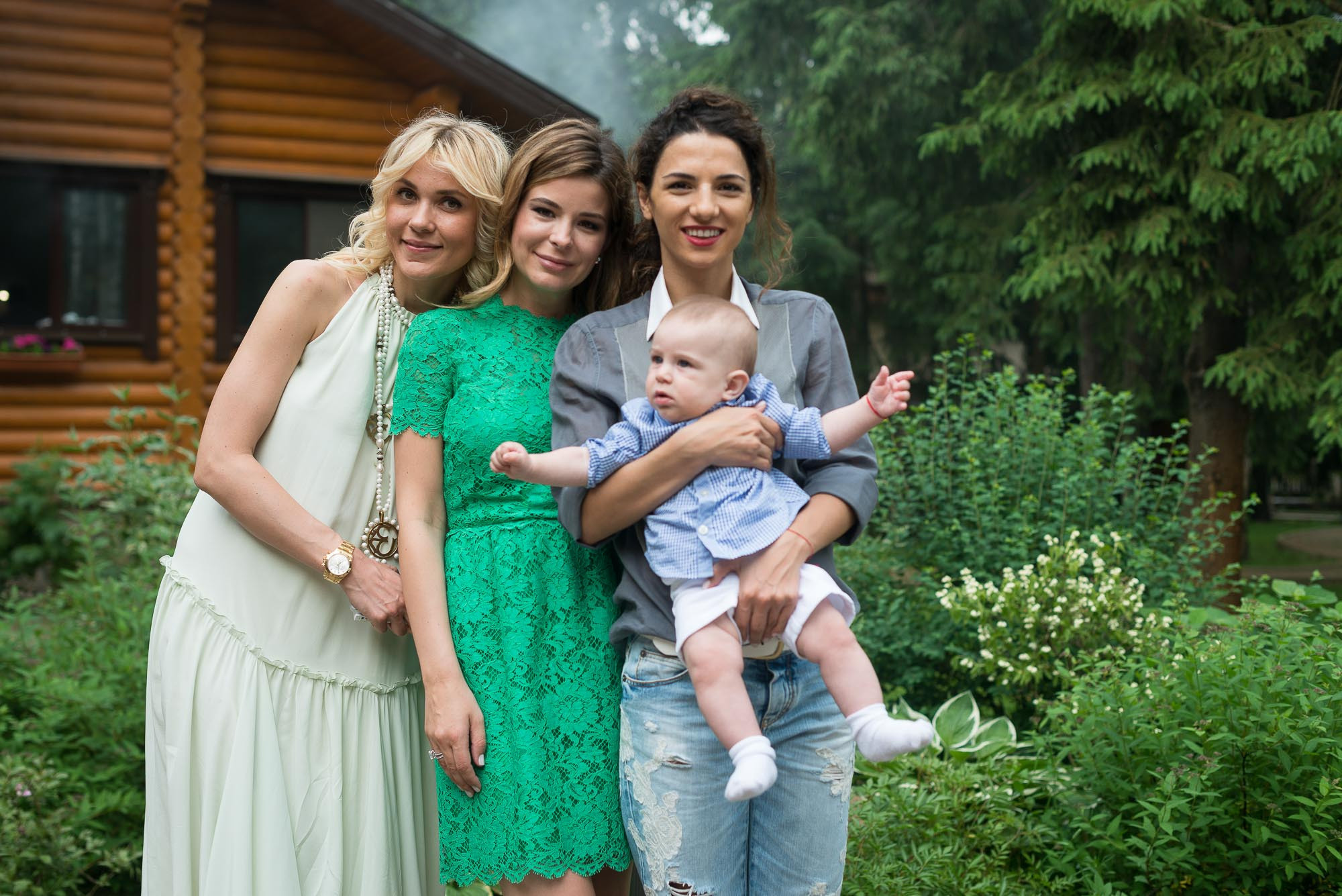 Давид 1 год. Праздник на даче. Юлия Розанова, коммерческий фоторепортаж в Москве