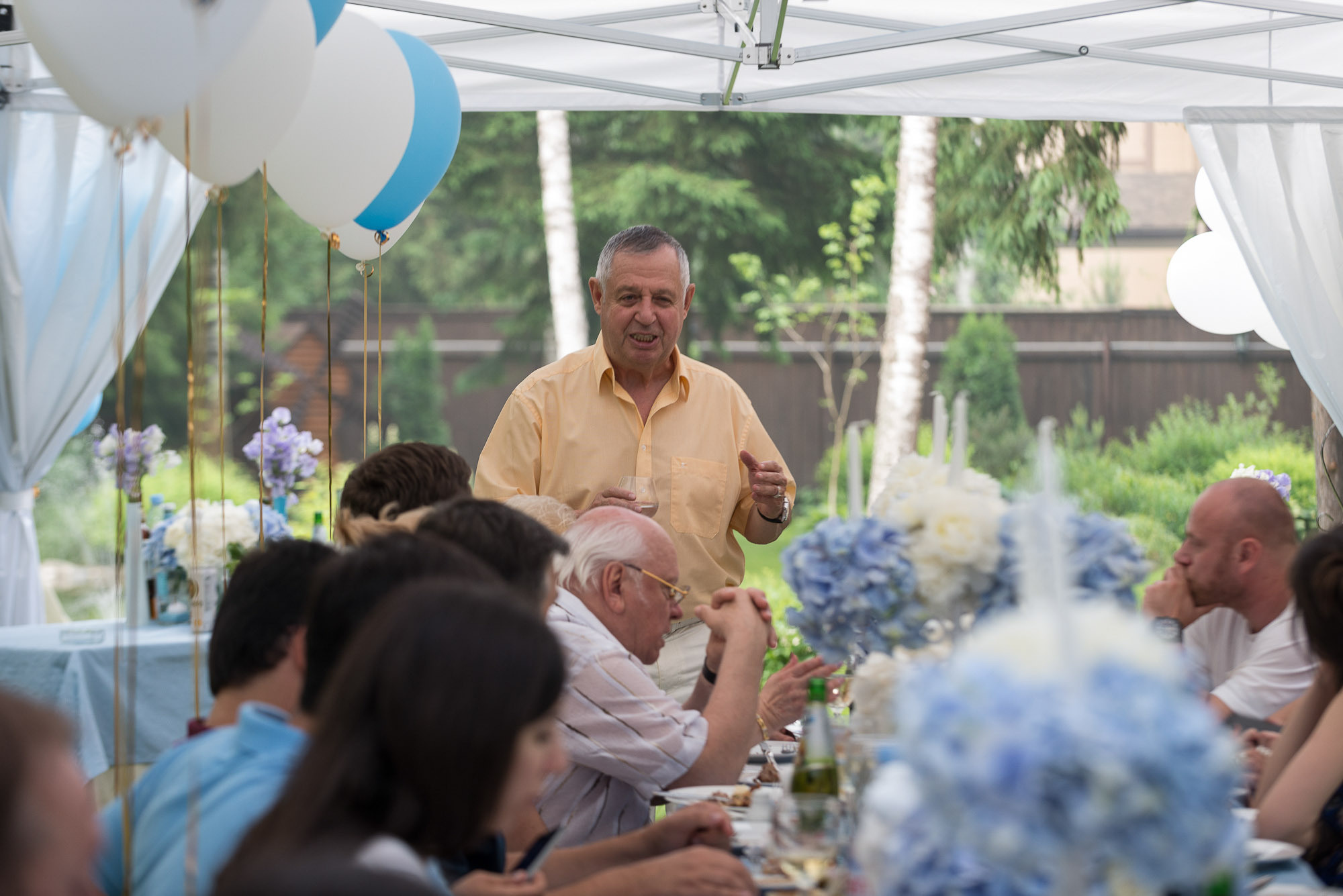 Давид 1 год. Праздник на даче. Юлия Розанова, коммерческий фоторепортаж в Москве