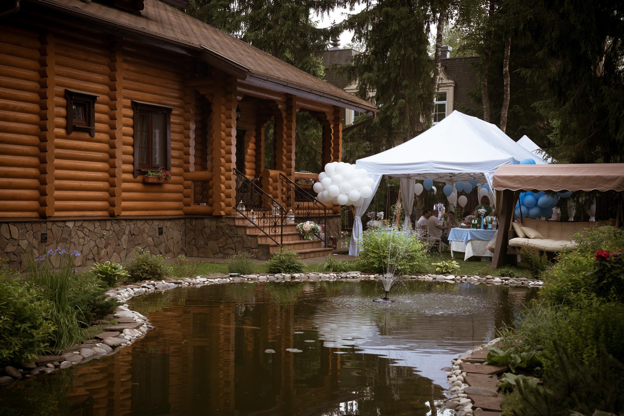 Давид 1 год. Праздник на даче. Юлия Розанова, коммерческий фоторепортаж в Москве