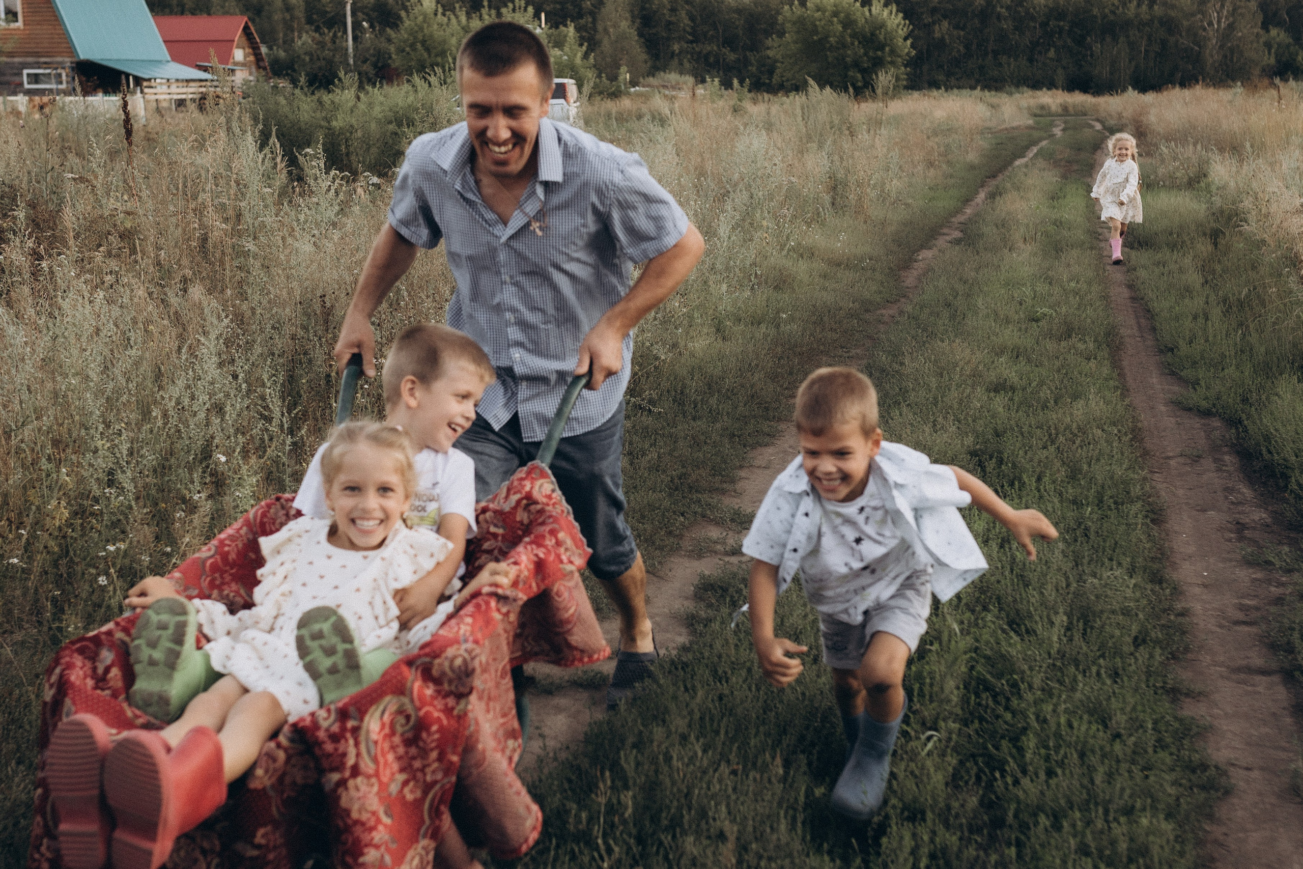 Папа и дети. Семейный фотограф lifestyle в Новосибирске Елена Шпилевая