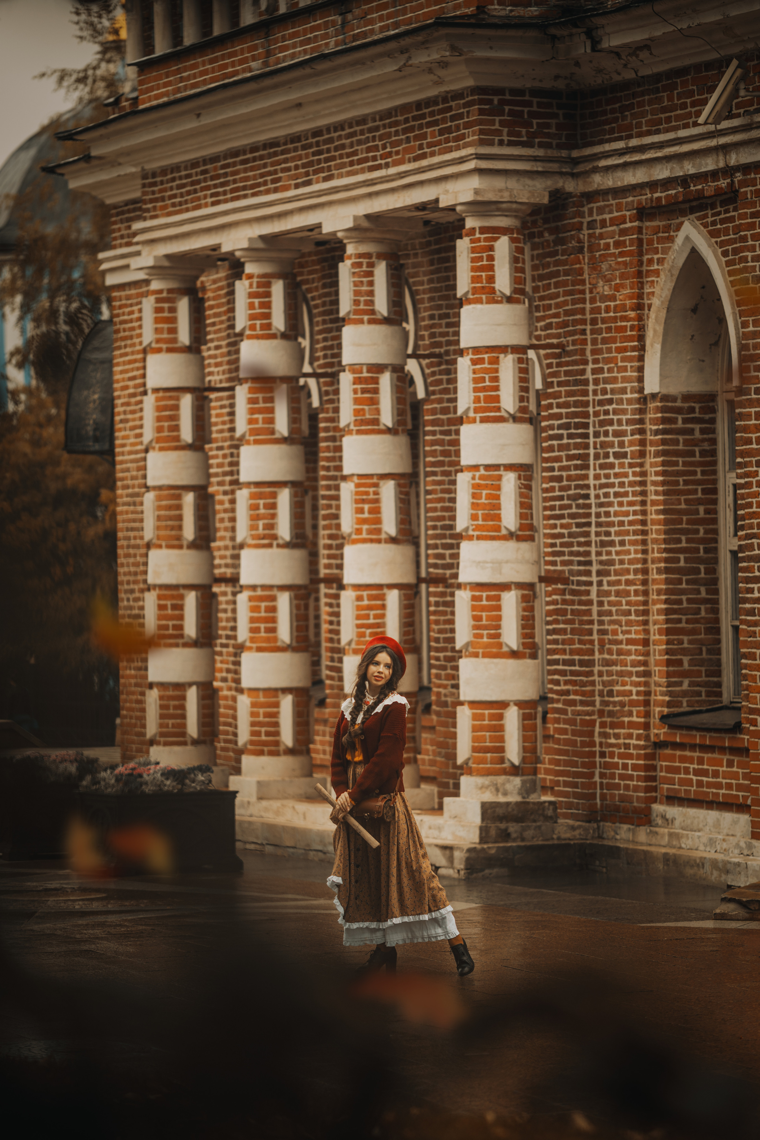 Винтажная фотосессия возле замка. Сказочный фотограф в русском стиле в Москве Ангелина Старцева | Русский сказки|Фотосесессия в Азиатском стиле