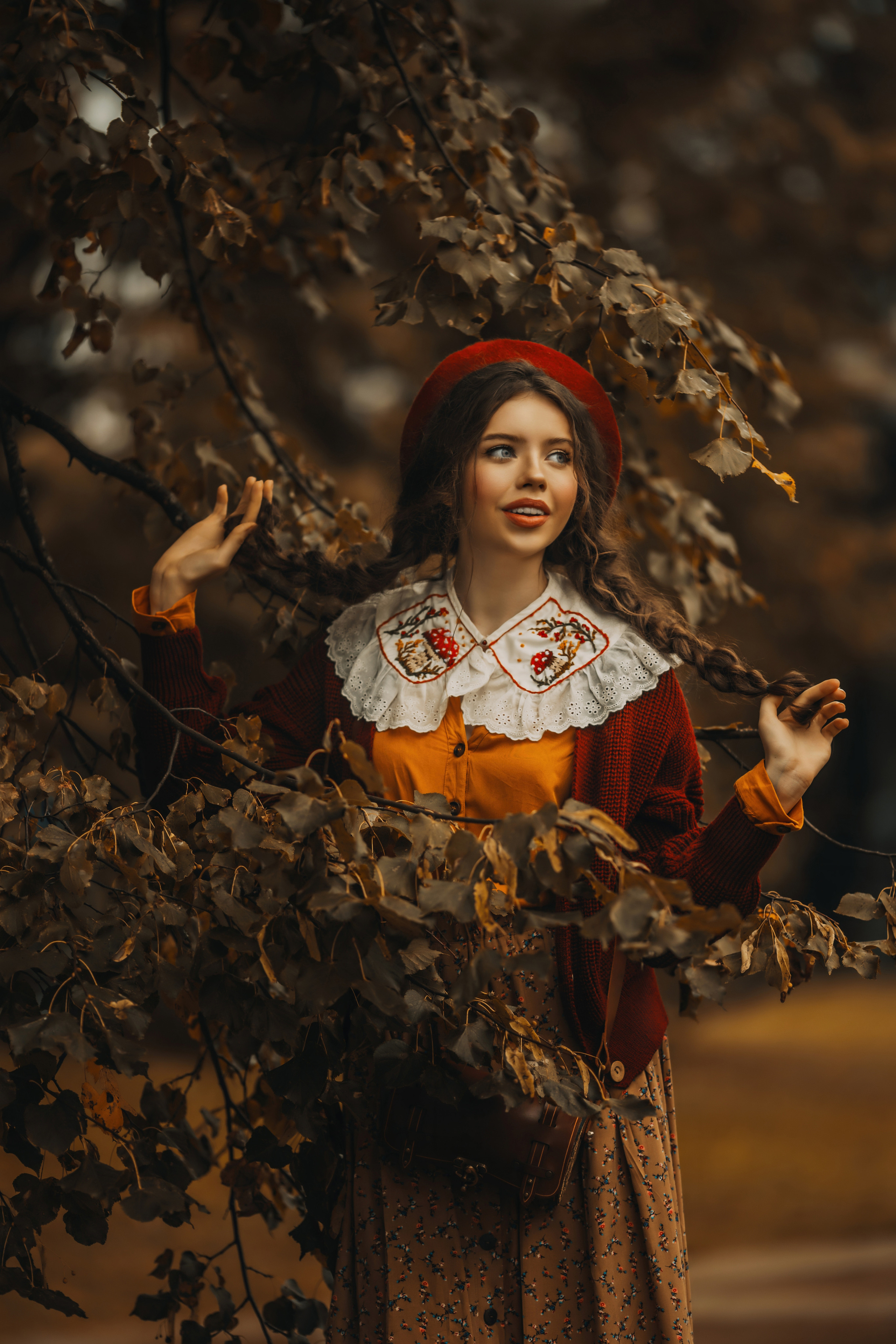 красивые осенние фото девушек
