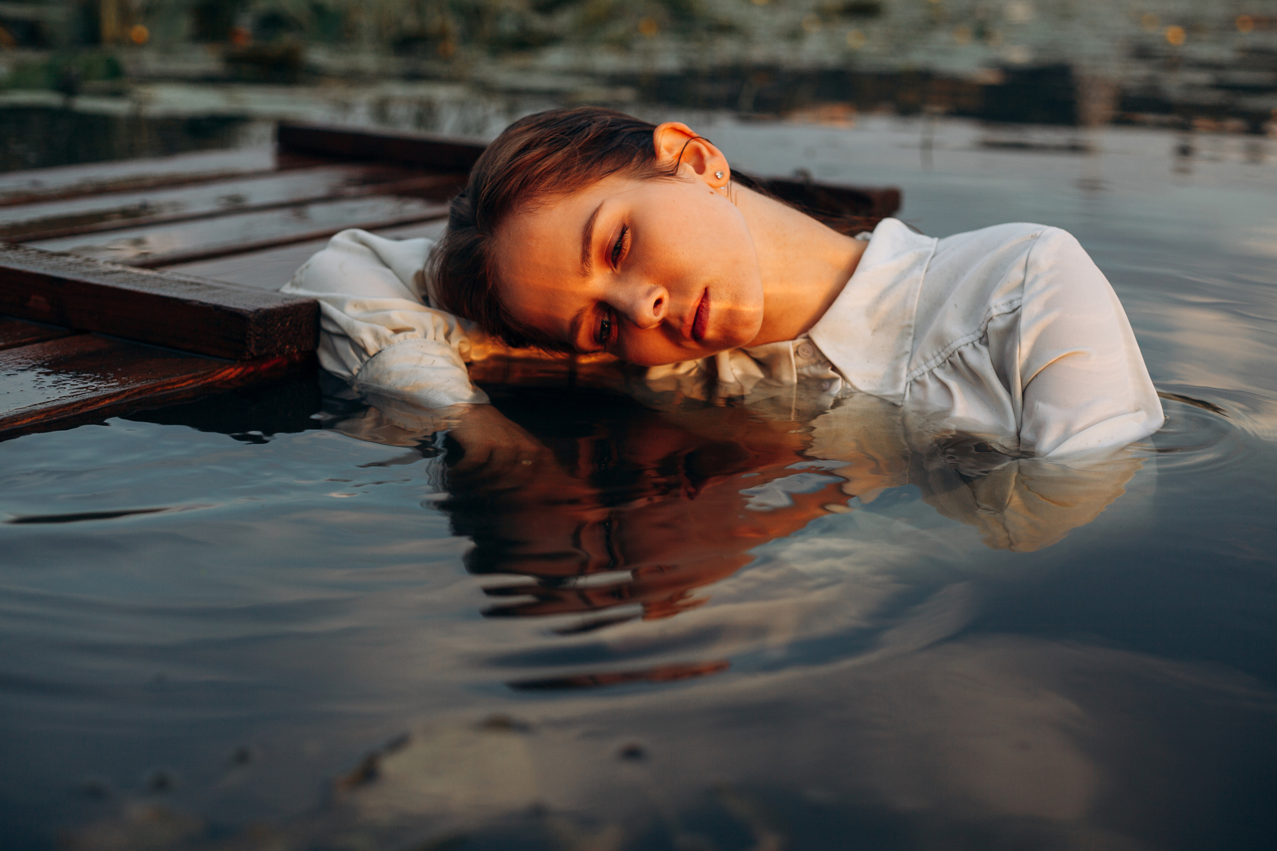 летняя фотосессия для девушки