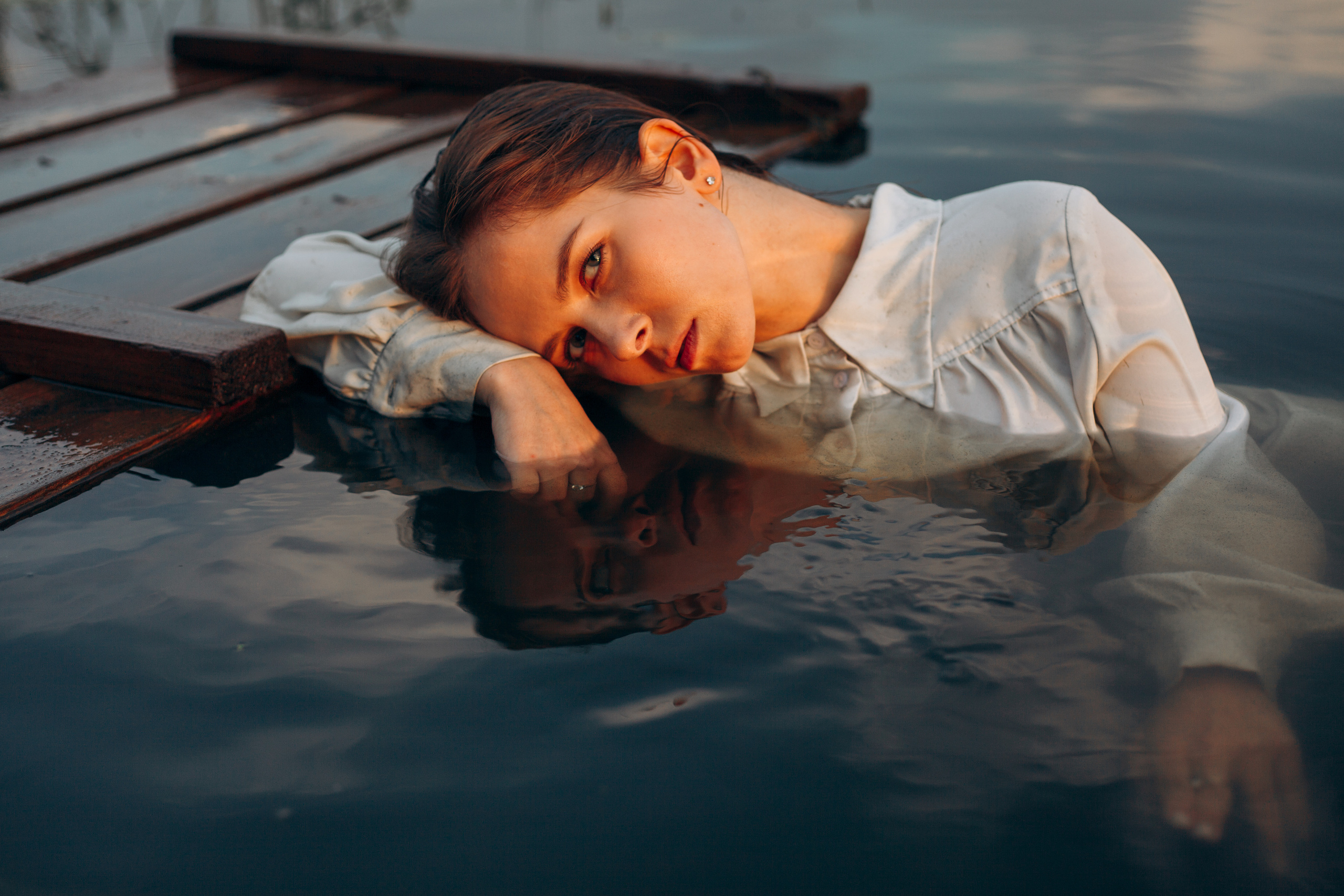 летняя фотосессия для девушки