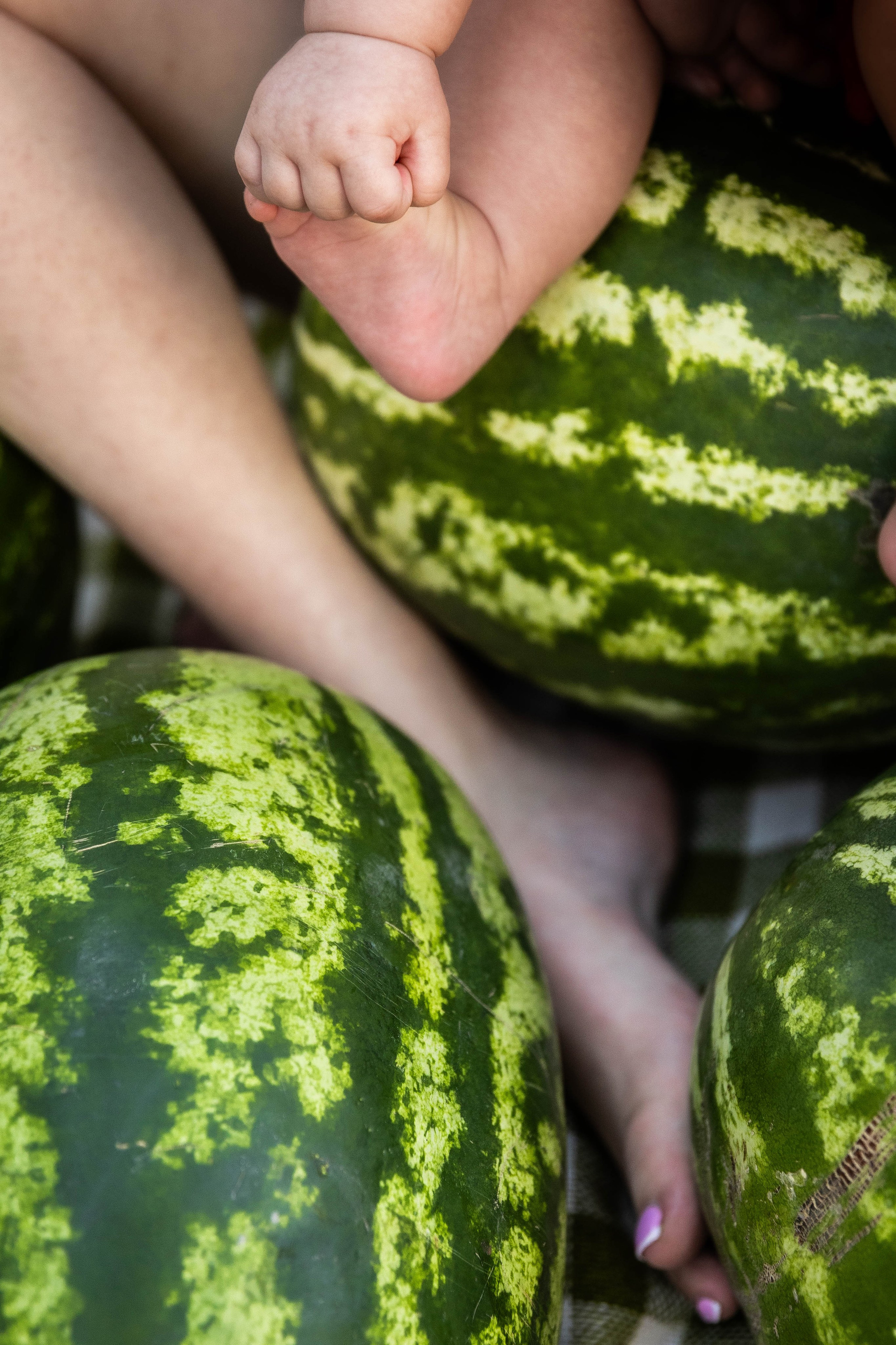 Анютка и арбузы. Фотограф-АниМалист Анна Абрамова