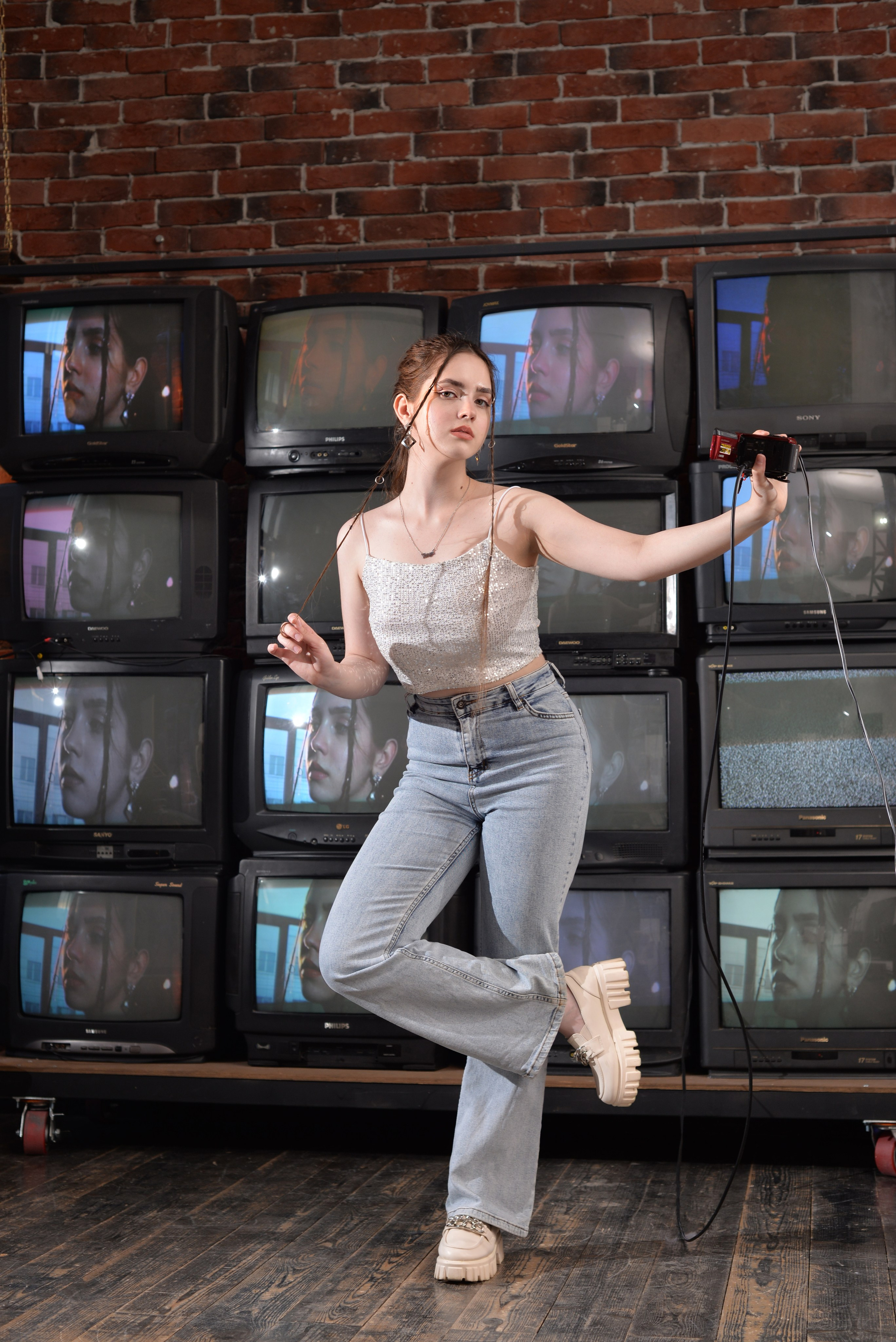 Вика, локация с телеками. Семейный и свадебный фотограф Галина Абакумова, фотосессии в Белгороде