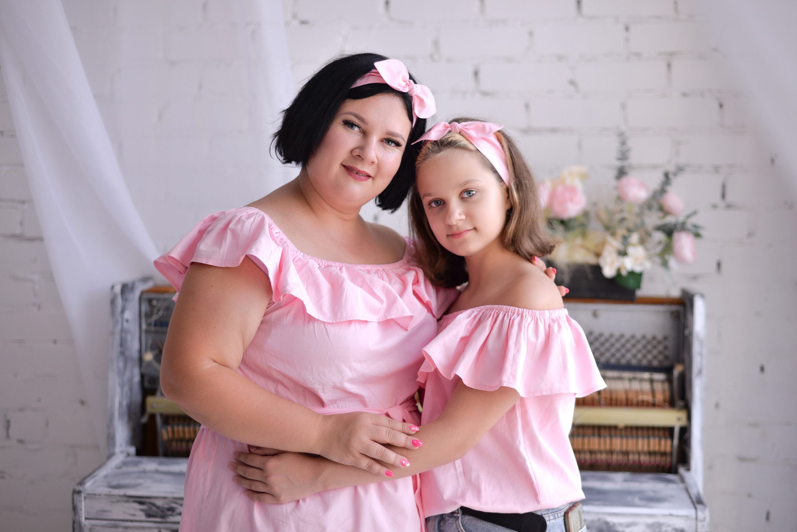 Лида с дочками. Семейный и свадебный фотограф Галина Абакумова, фотосессии в Белгороде