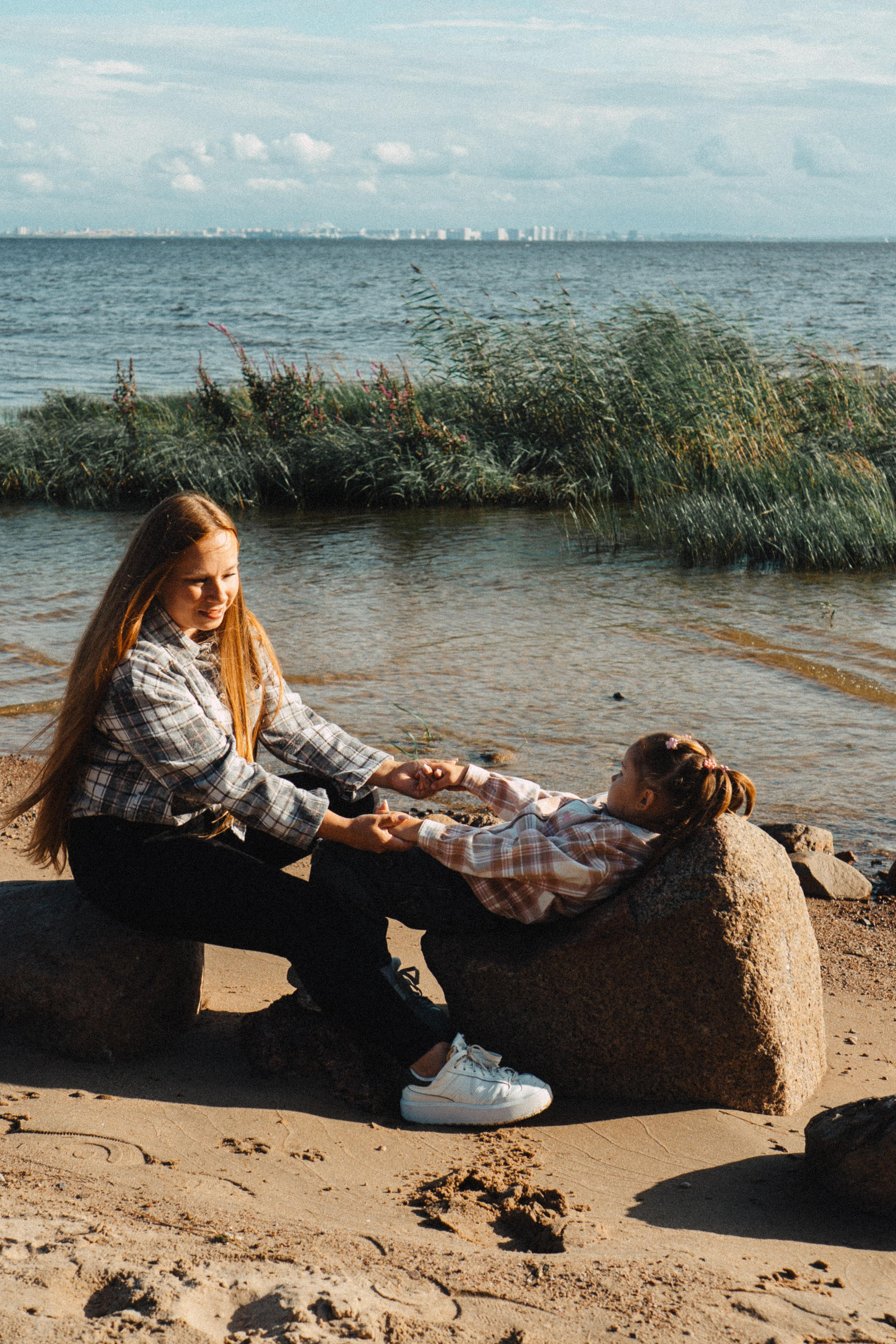 МАМА И ДОЧКА НА ФИНСКОМ ЗАЛИВЕ. Профессиональный фотограф, Санкт-Петербург — Виктория Богомолова