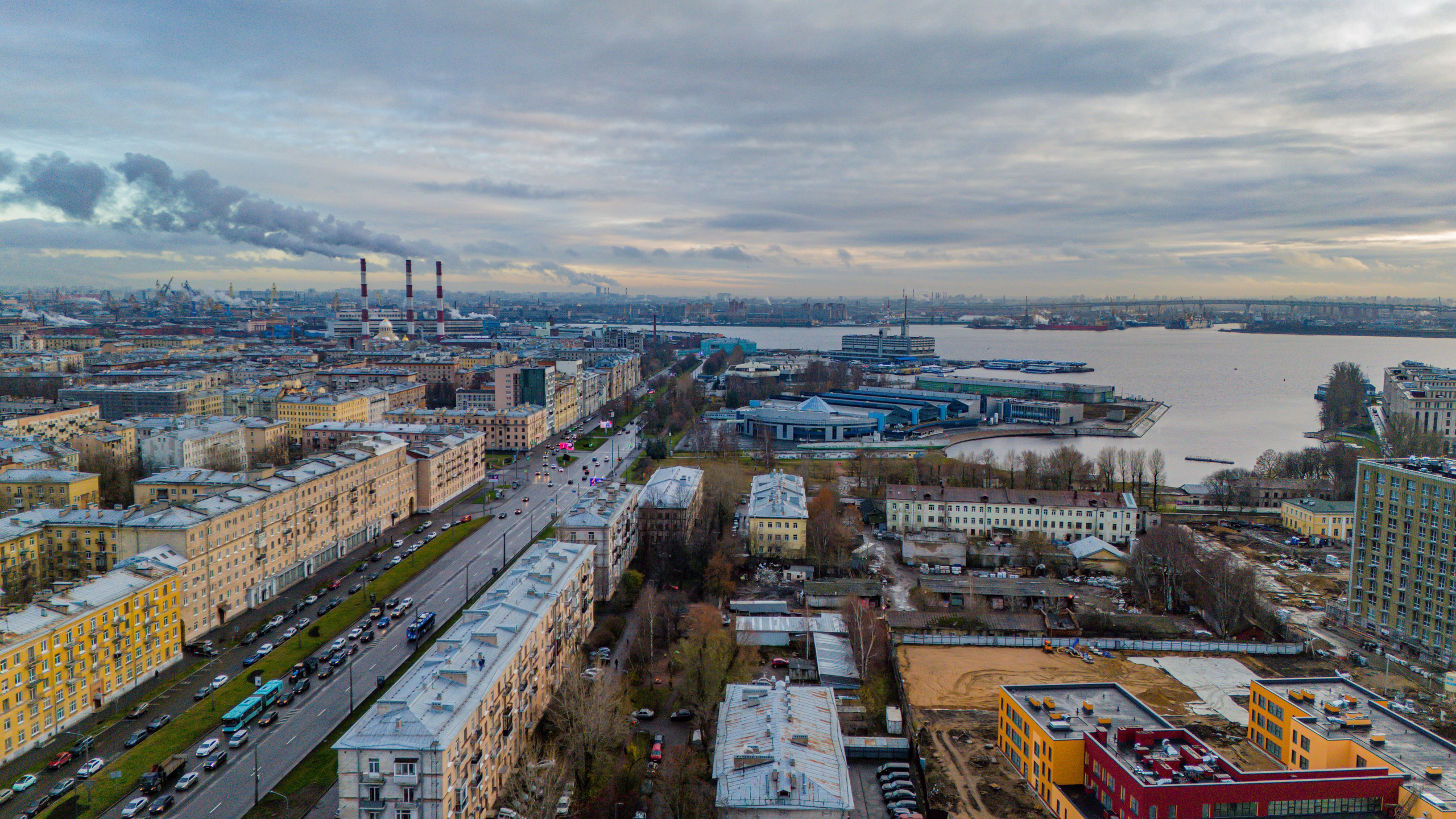 Аэросъемка / съемка с квадрокоптера. Студия визуального контента в Санкт-Петербурге и Москве