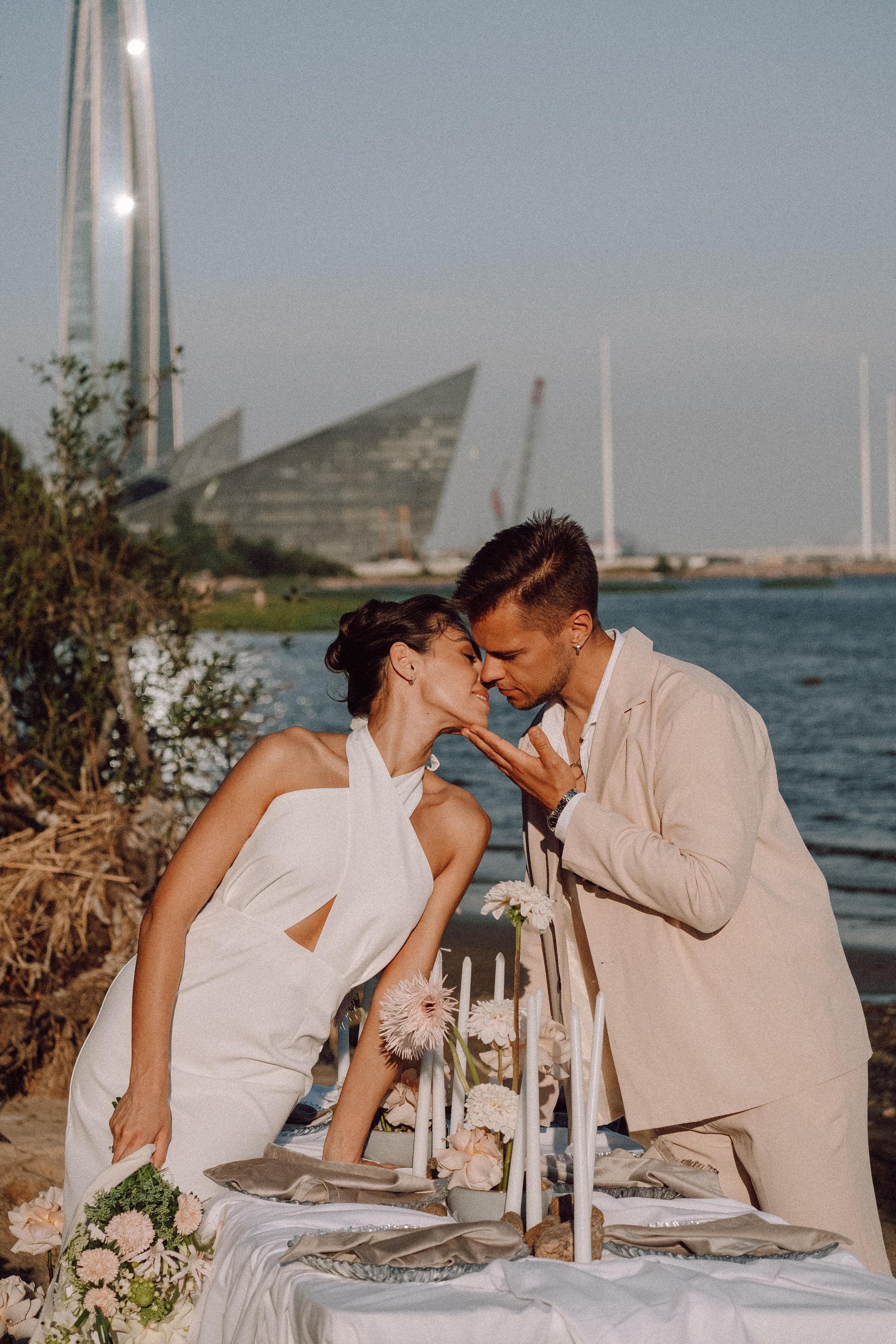 СВАДЕБНАЯ ФОТОСЕССИЯ ВЫЕЗДНОЙ ЦЕРЕМОНИИ (ФИНСКИЙ ЗАЛИВ). Профессиональный фотограф, Санкт-Петербург — Виктория Богомолова