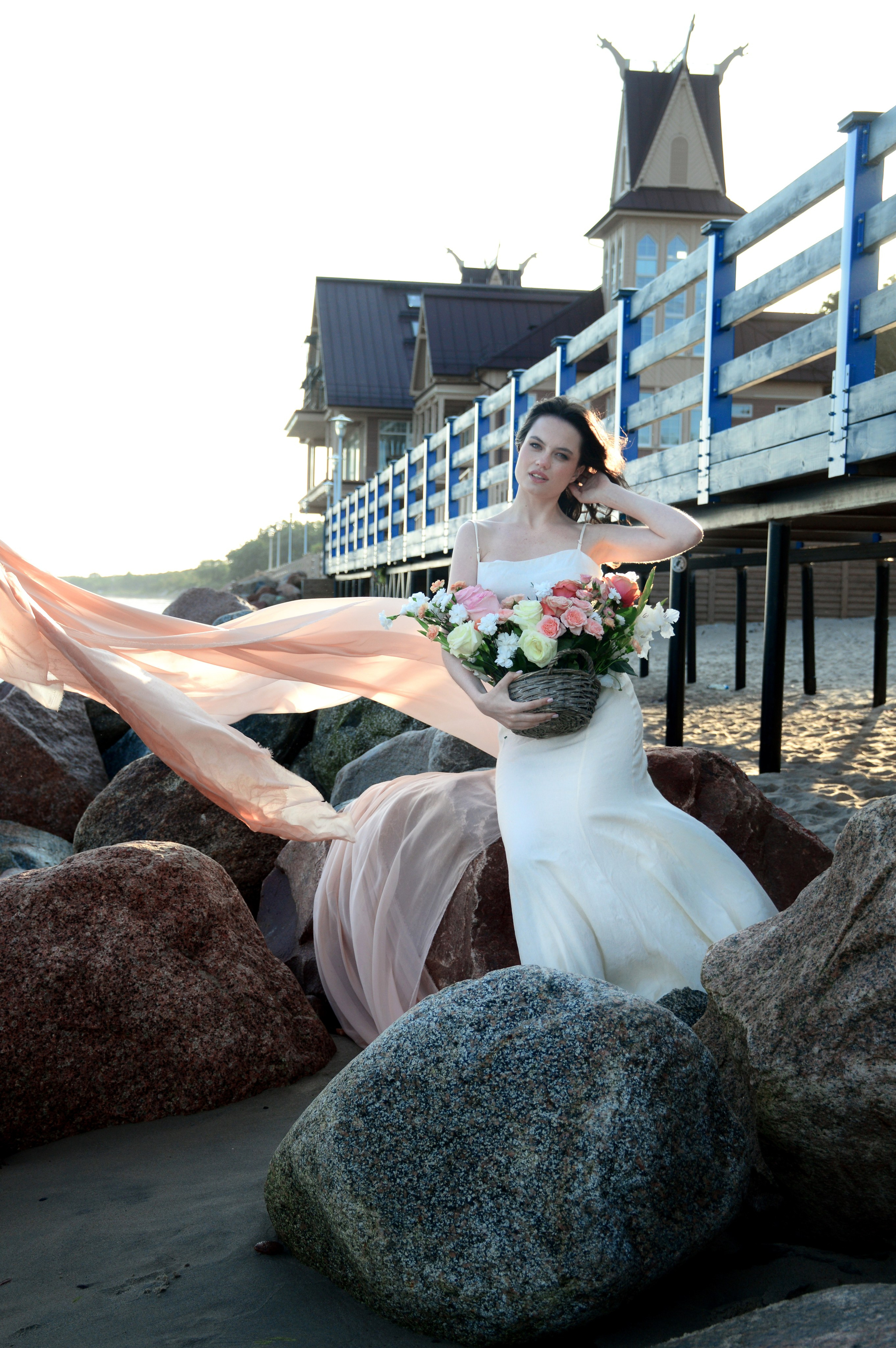 Индивидуальная съемка на берегу моря. Фотограф Зеленоградск