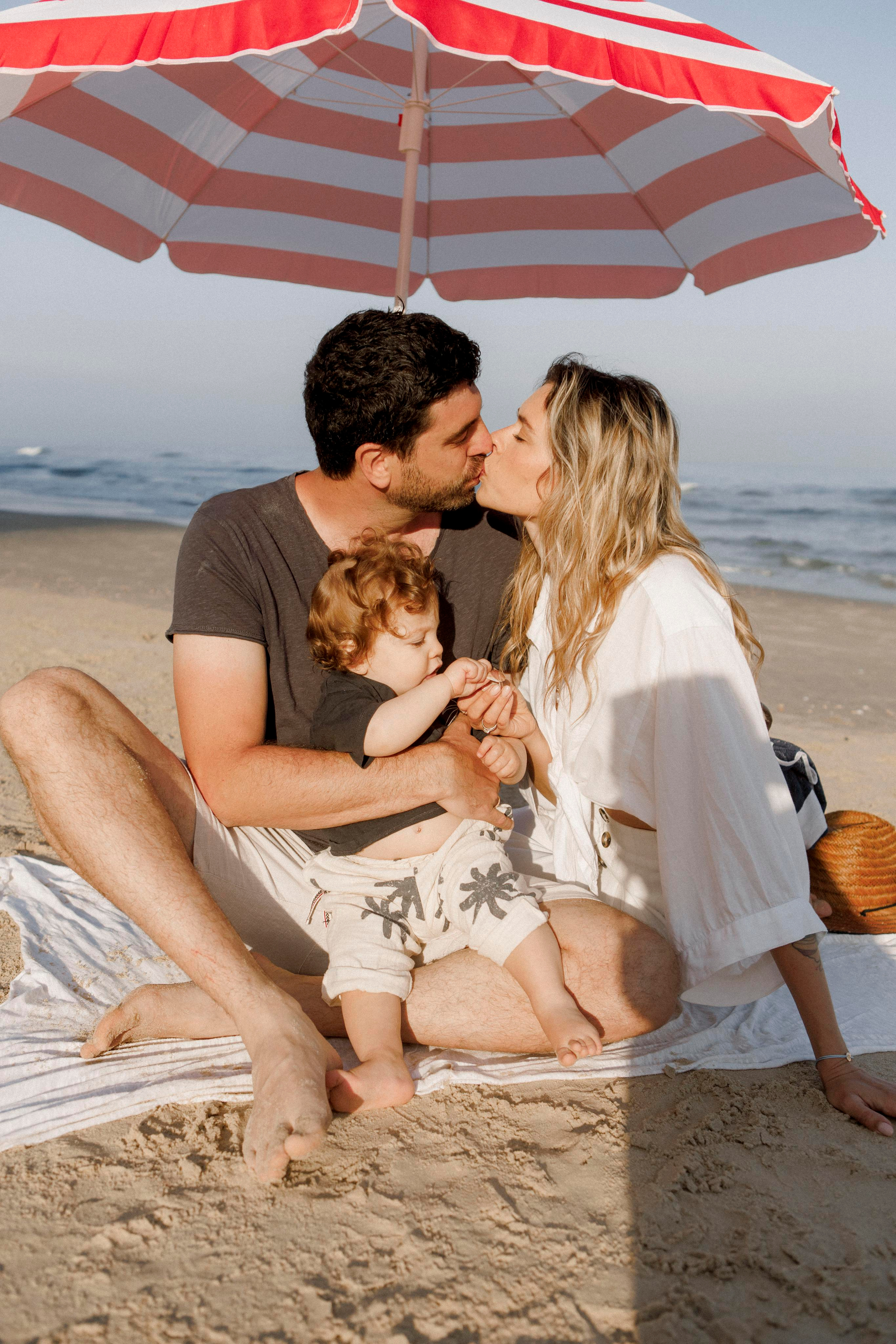 First birthday near the sea (sunrise). Wedding and family photographer