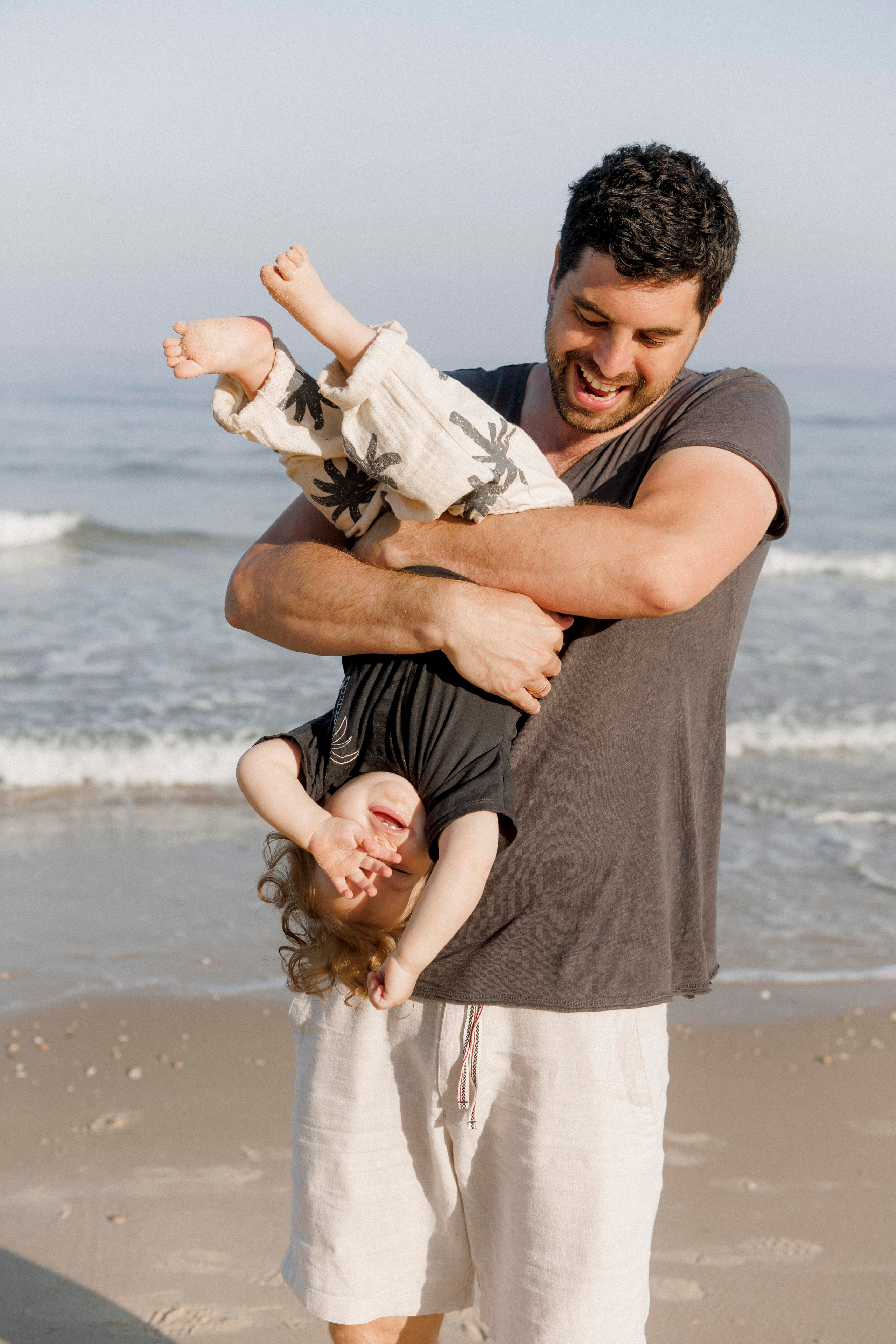 First birthday near the sea (sunrise). Wedding and family photographer
