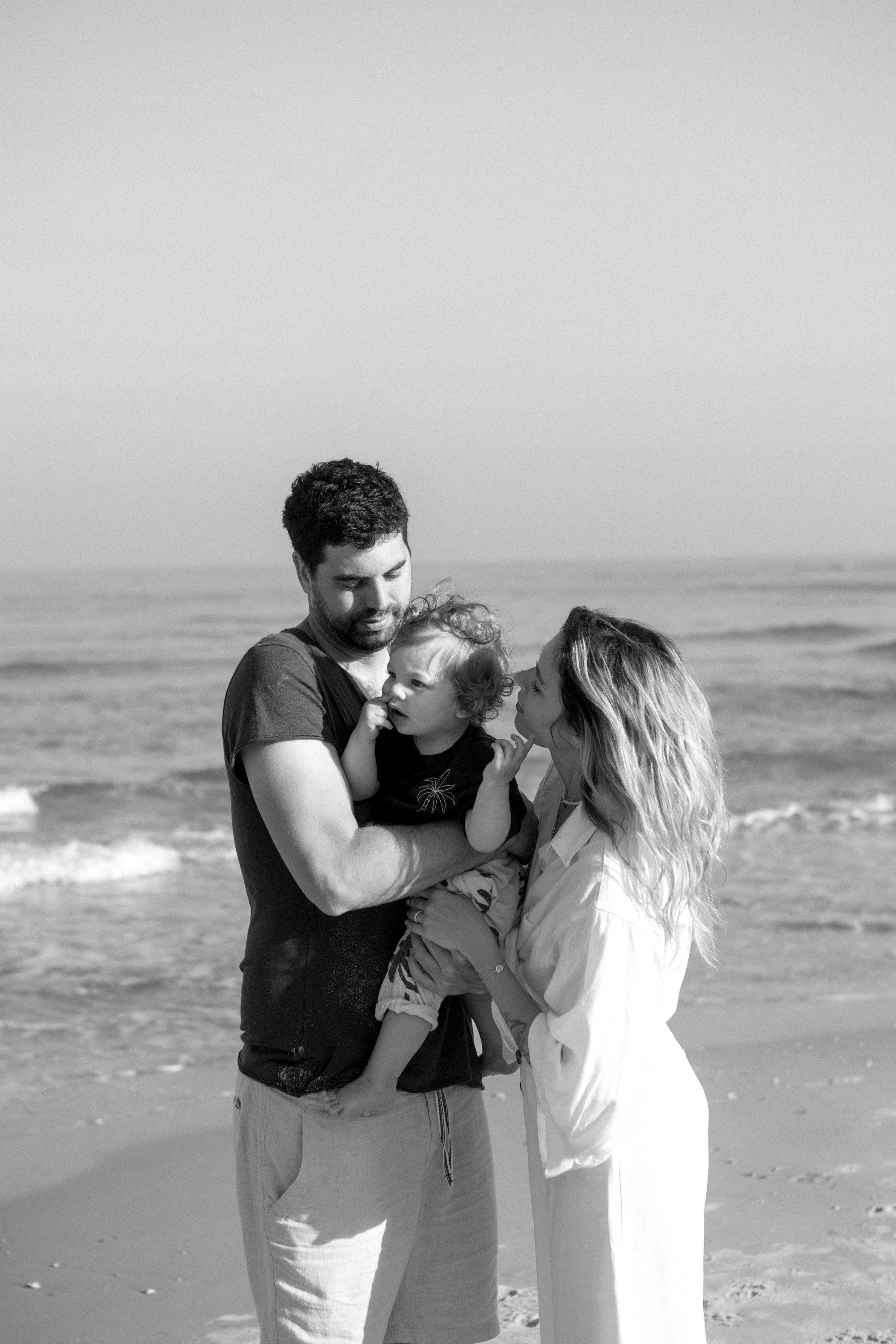 First birthday near the sea (sunrise). Wedding and family photographer